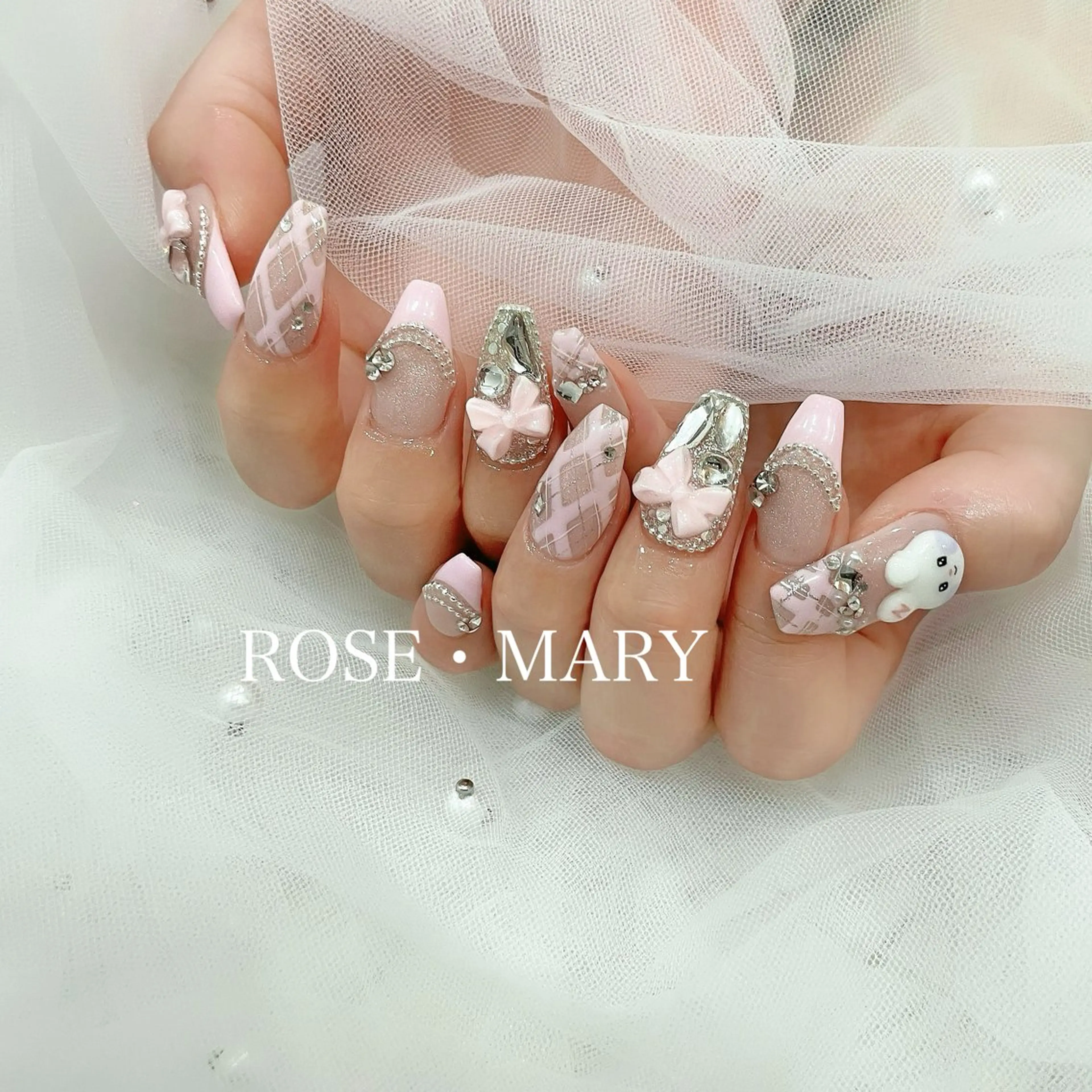 ネイル ハンドネイル ROSE・ MARY 鈴木のネイルデザイン