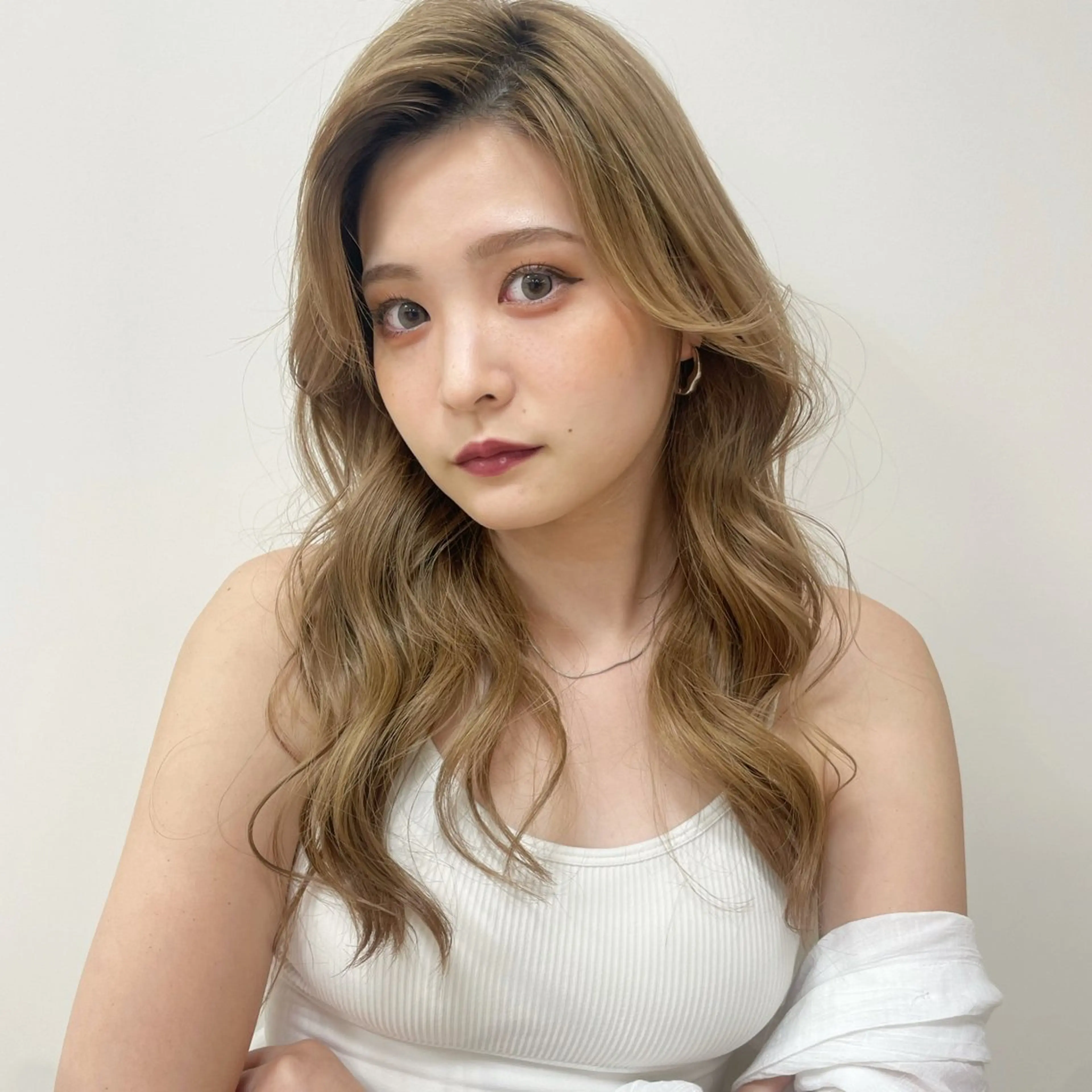 ロング カラー パーマ 🍒KIKUCHI KANAE🍒のヘアスタイル