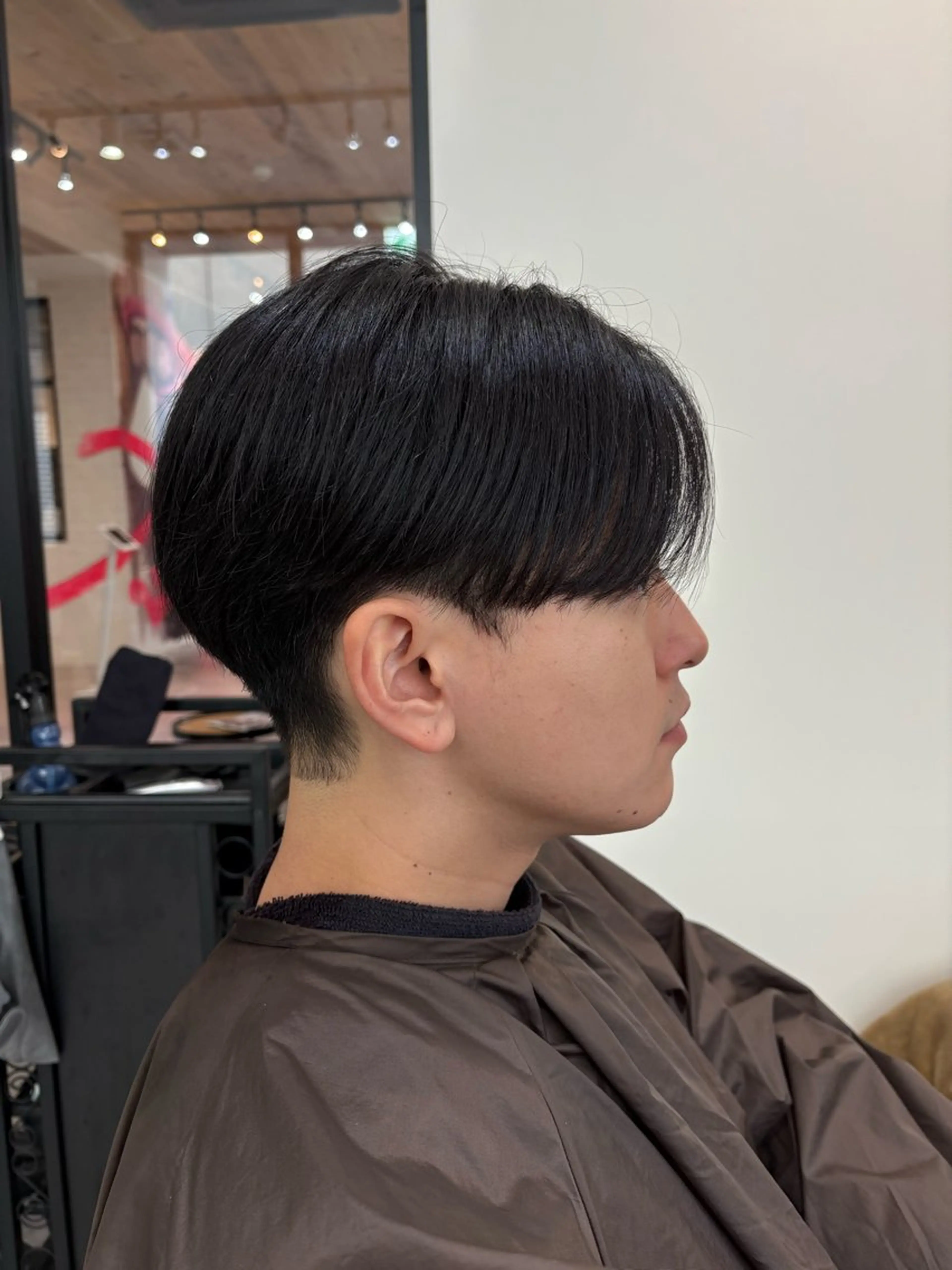 メンズ センターパート ツーブロック カット メンズカット クドウユウキのヘアスタイル