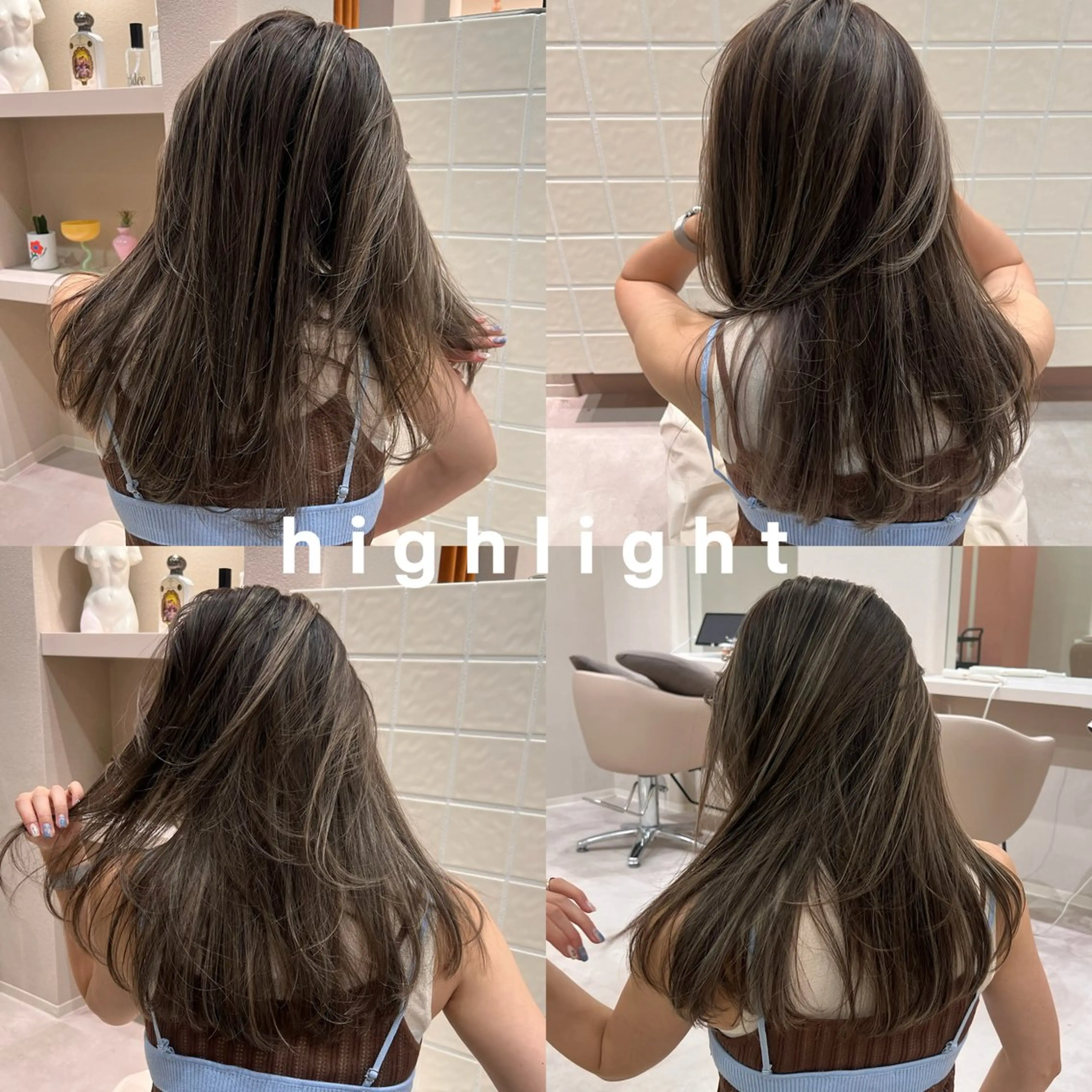 カラー ハイトーン／暖色 👩🏼HONOKAのヘアスタイル