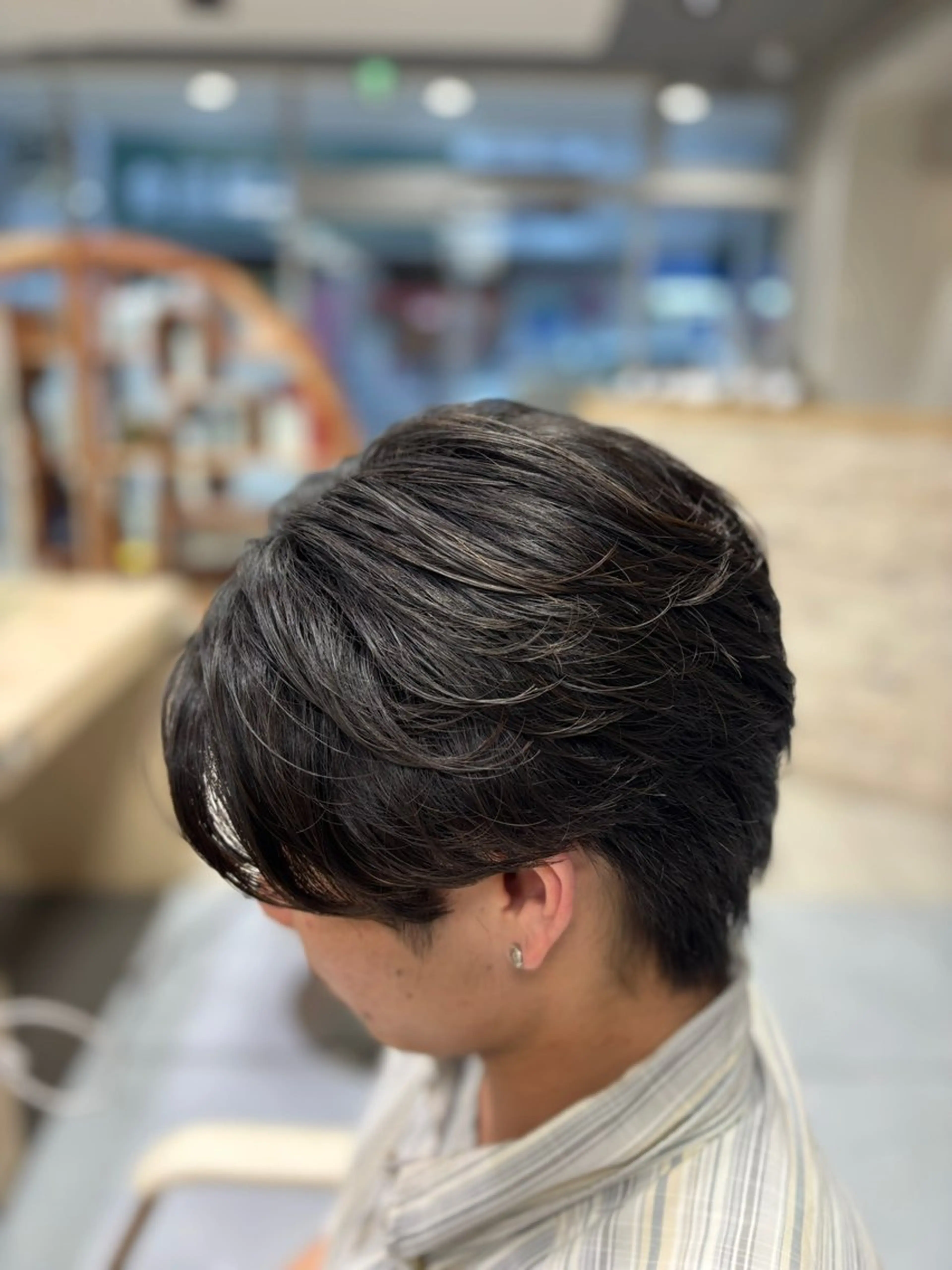 ショート パーマ メンズ カット パーマ メンズ特化韓国風 パーマスタイル/りんのヘアスタイル