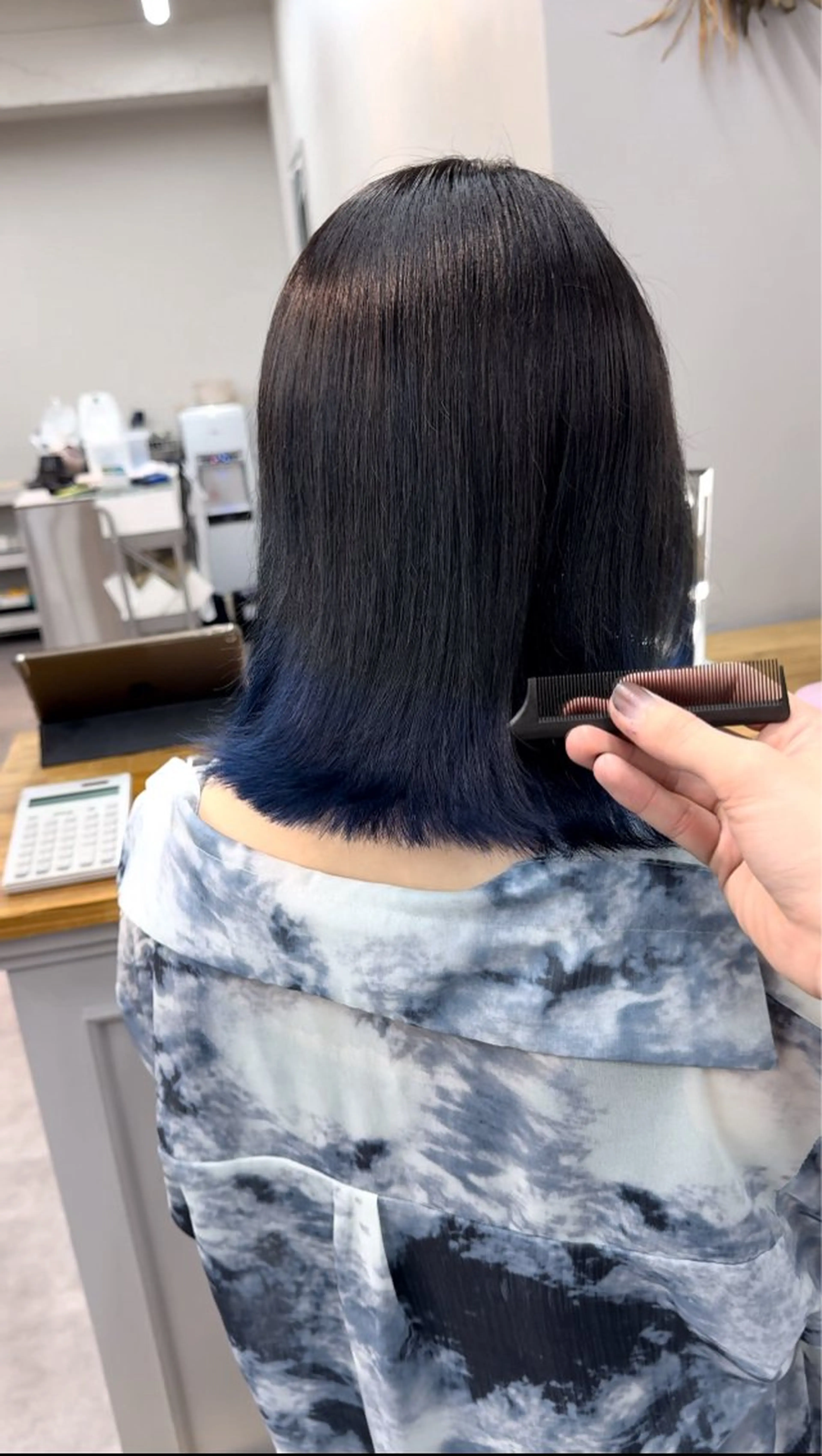 ミディアム カラー ヘアカラー トリートメント ブリーチ/ ハイトーンShugaのヘアスタイル