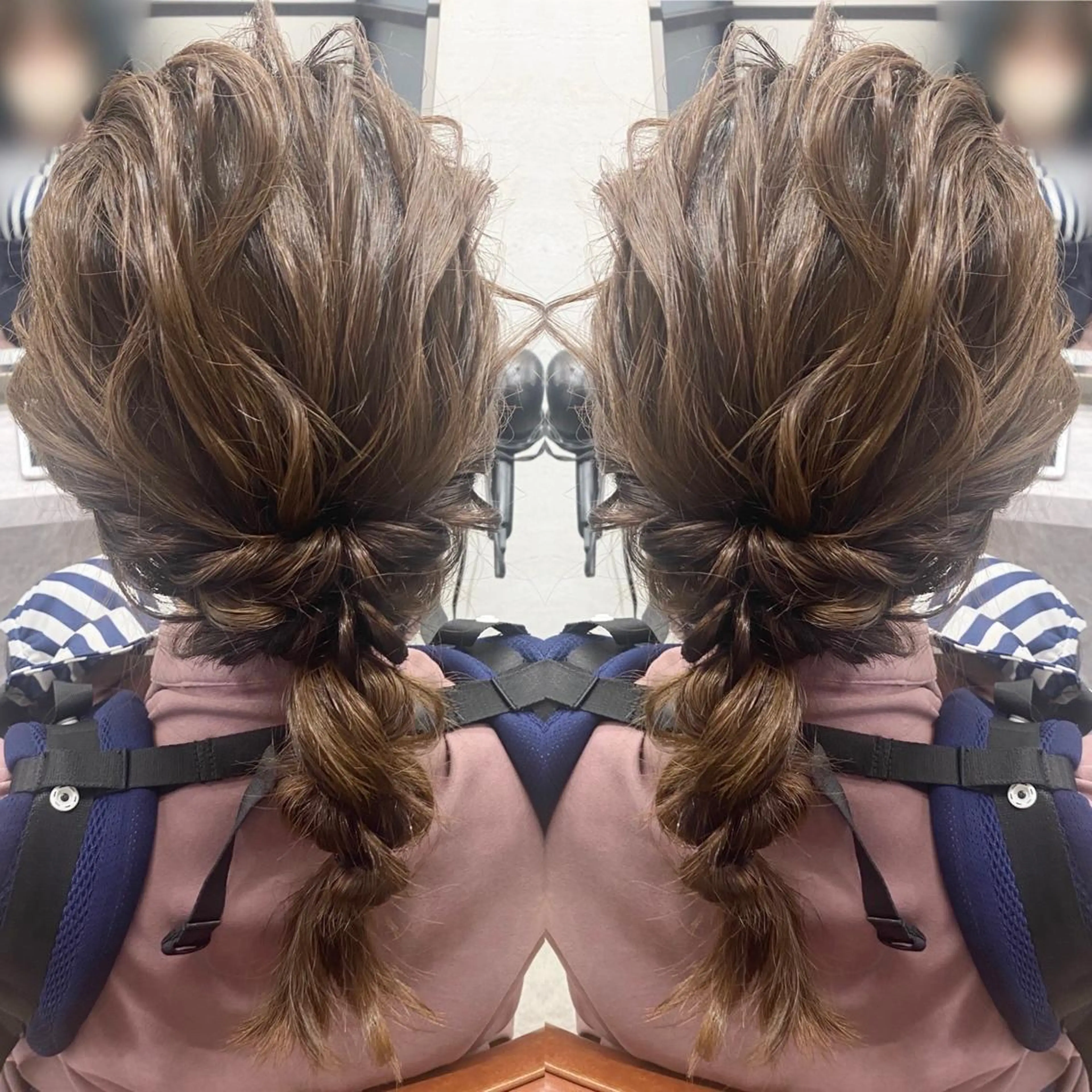 ミディアム カット ヘアセット 艶カラー吉祥寺🌸 KAZUEのヘアスタイル