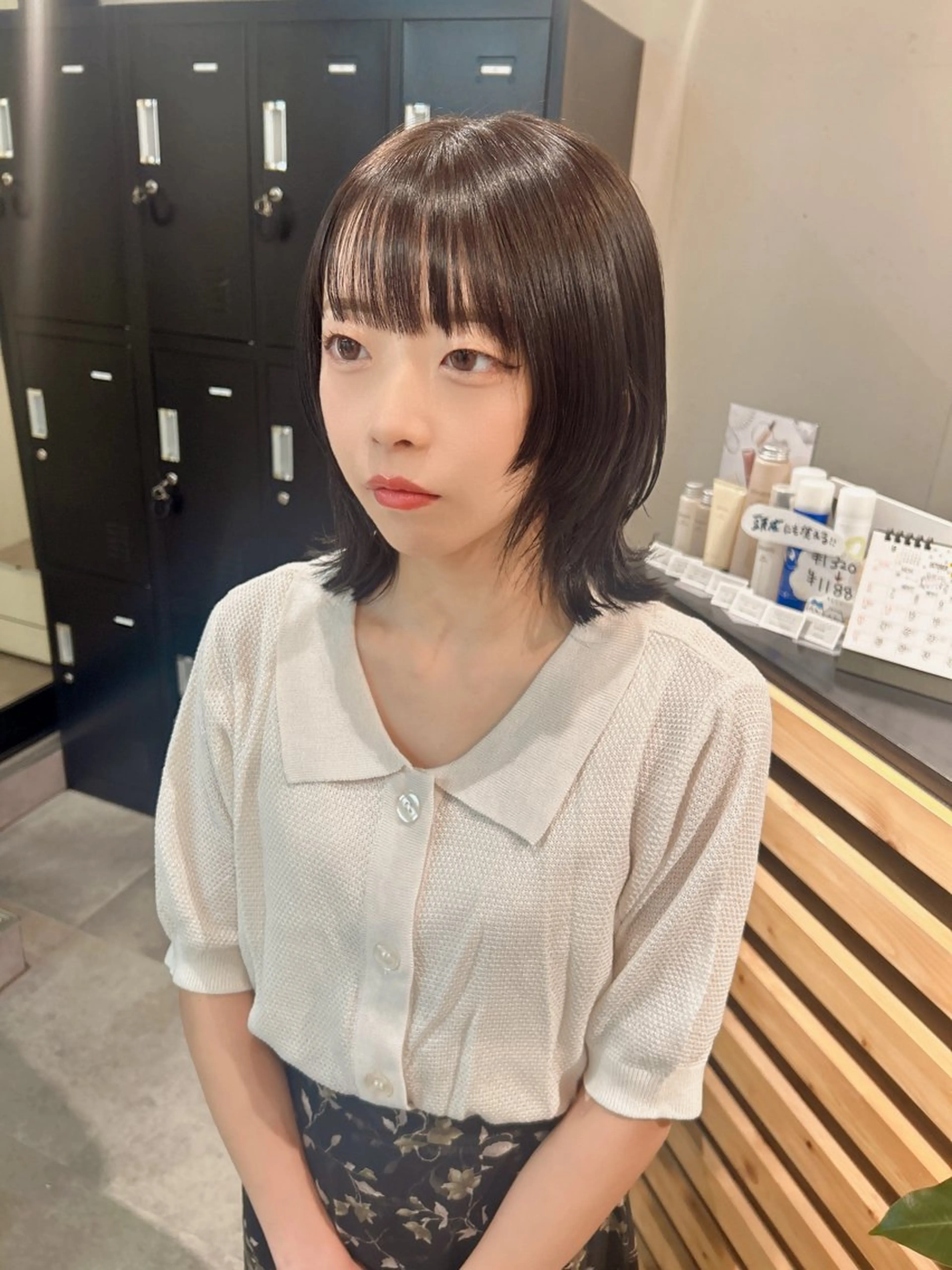 ショート ウルフカット カット AILEE所属・ウルフカット レイヤーカット上柿のヘアスタイル