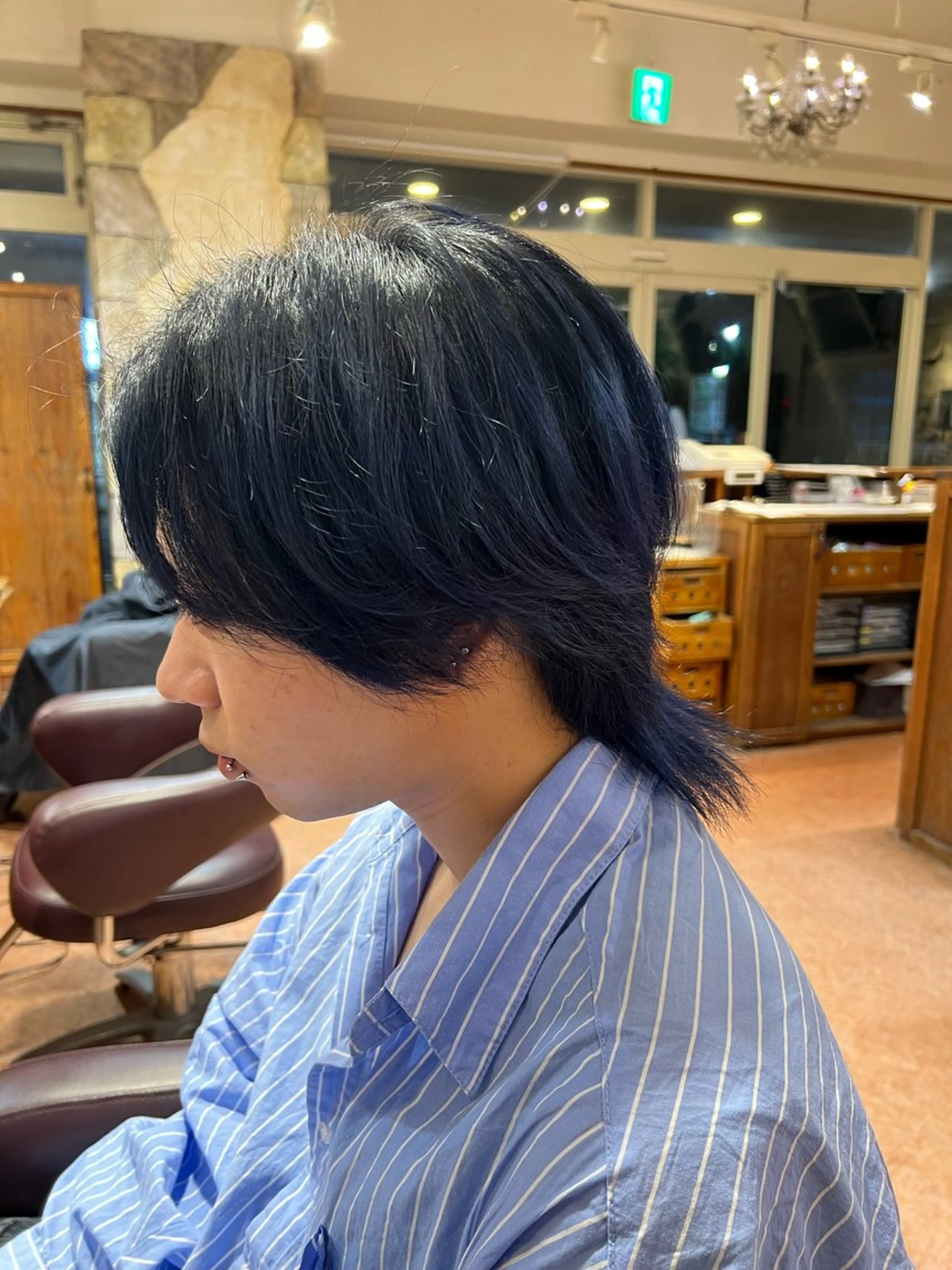 ショート カラー メンズ CRED GARDEN 西新井所属・伊東 颯のヘアスタイル