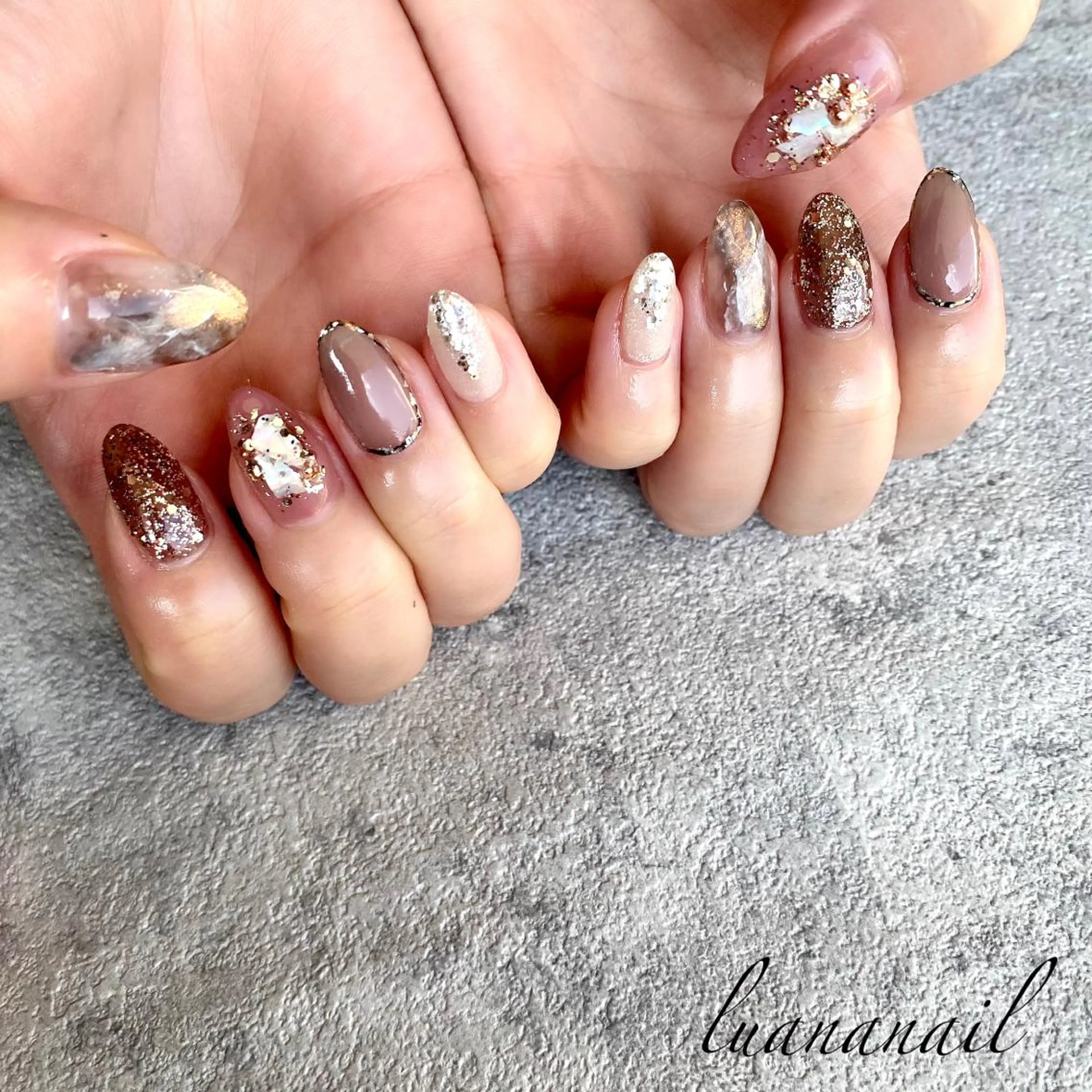 ネイル ハンドネイル luana nailのネイルデザイン