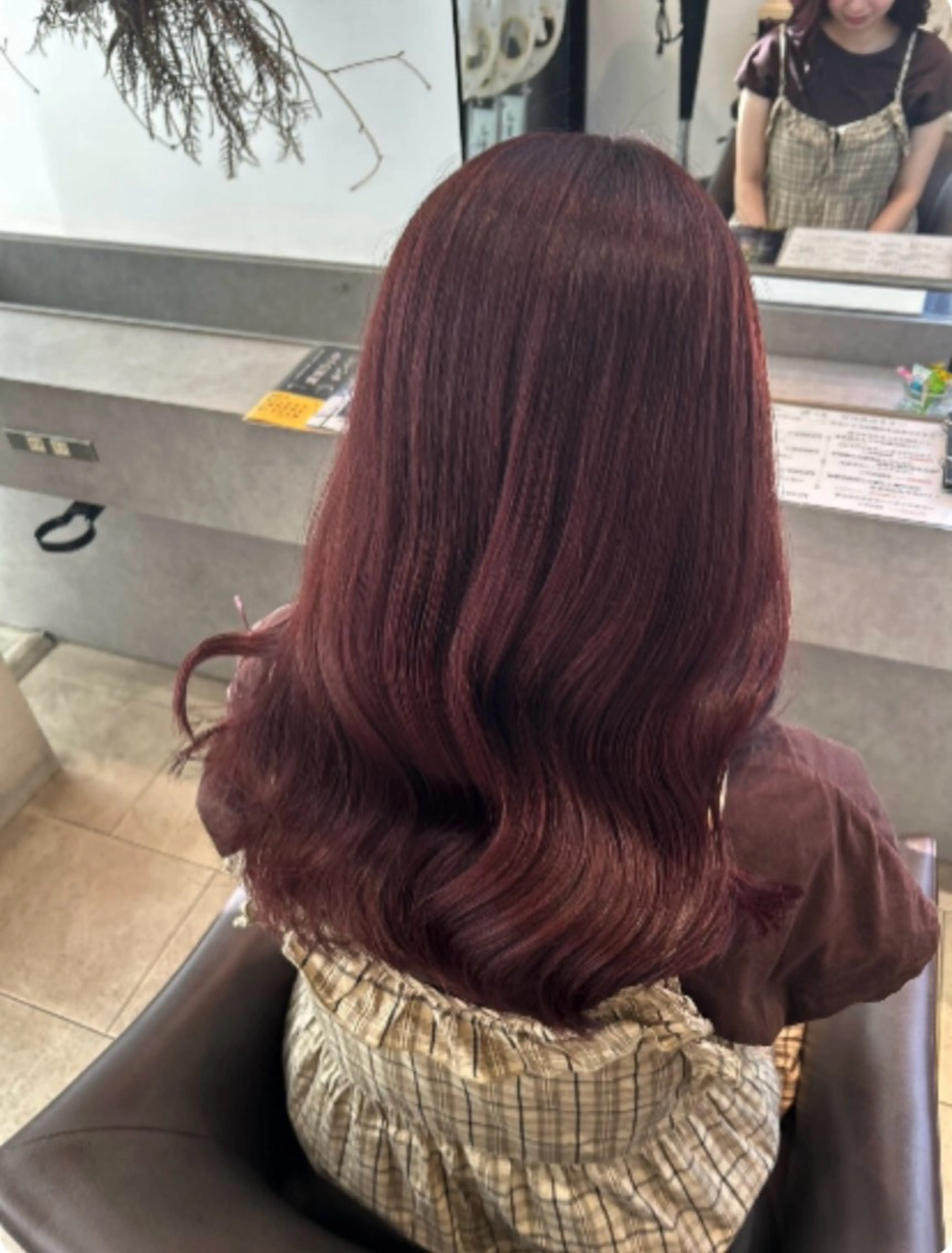 セミロング カット ヘアカラー 🩰Lolonois 森ノ宮Aiko🎀のヘアスタイル