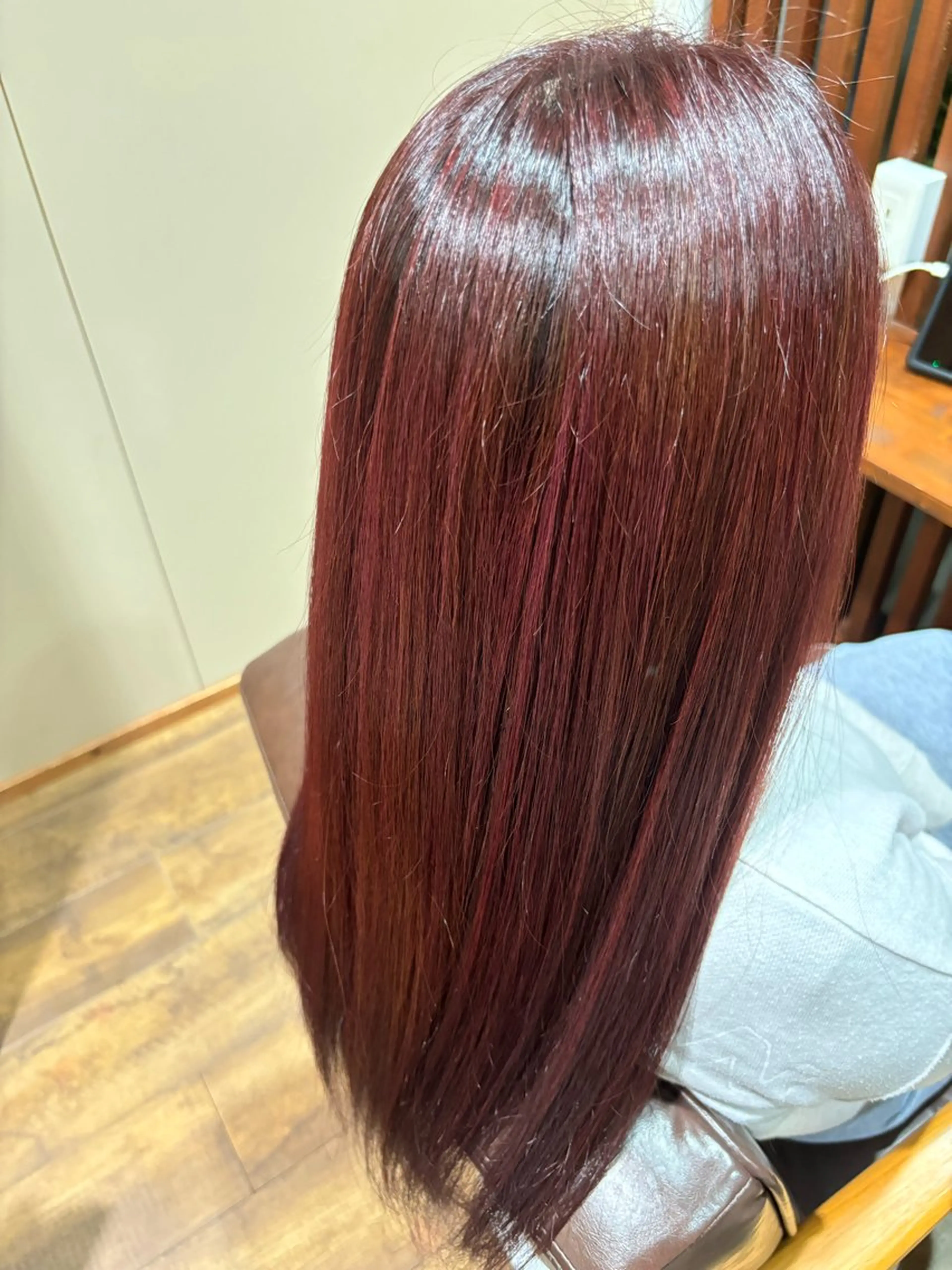 ロング ヘアカラー トリートメント 藤井 桃華のヘアスタイル