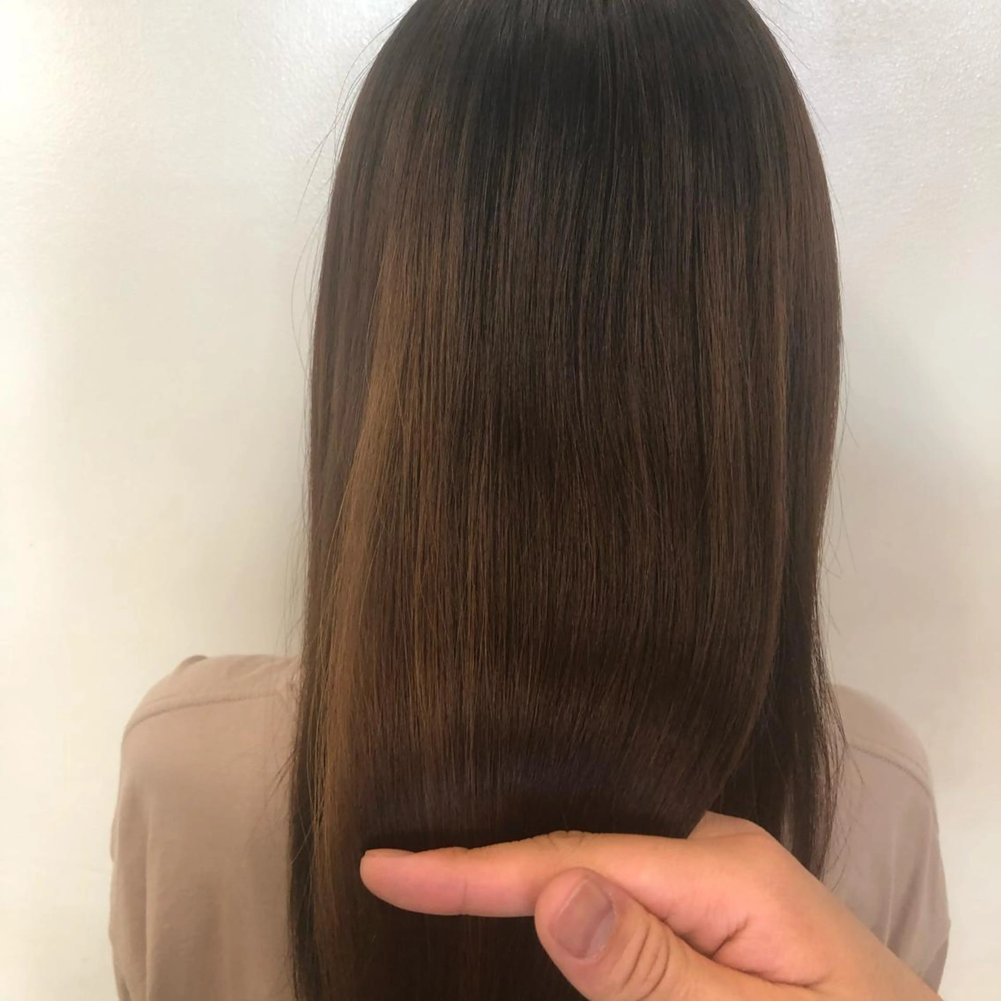 セミロング カラー トリートメント 心斎橋 美髪職人 近江のヘアスタイル