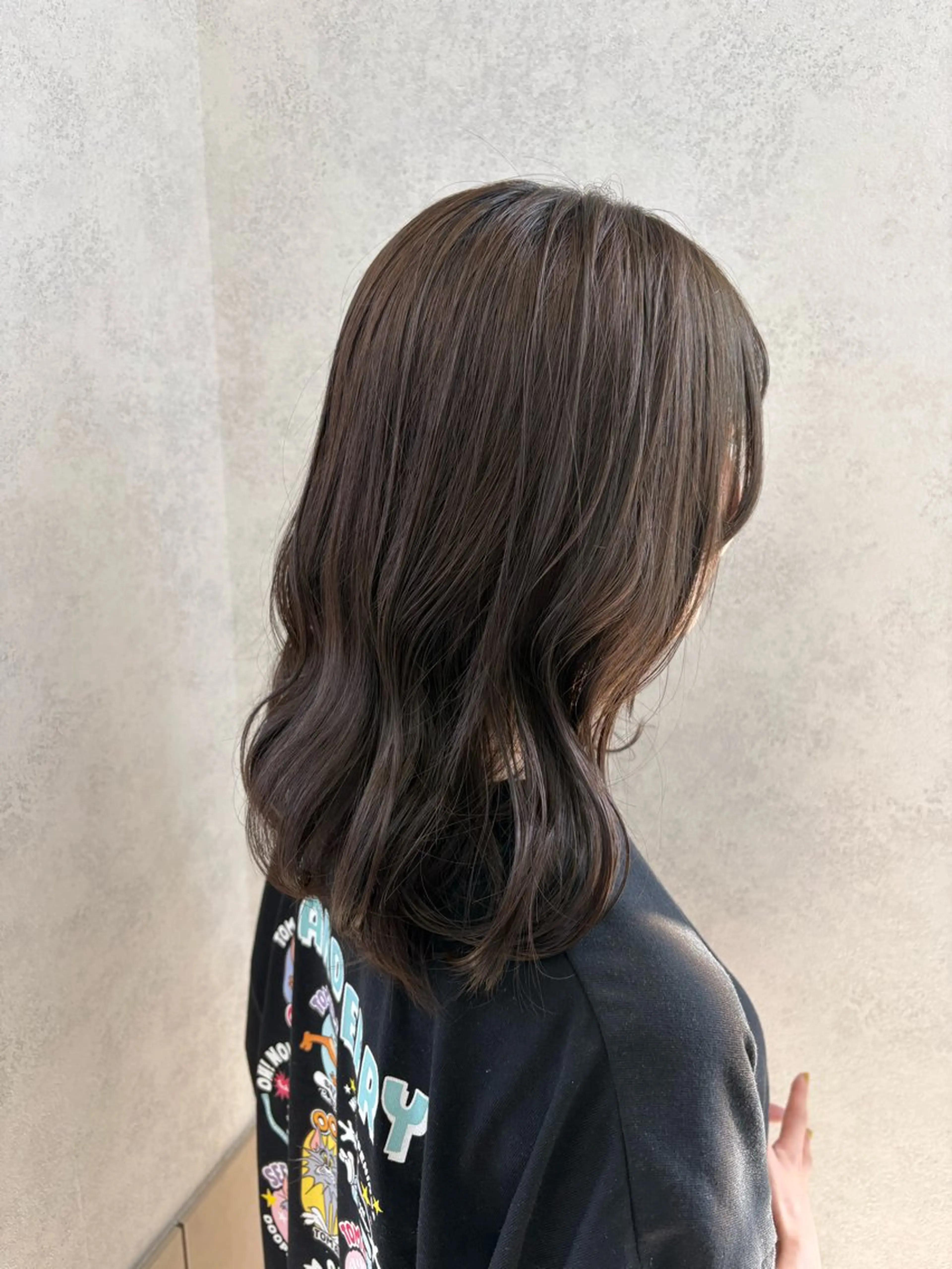 セミロング カラー ヘアカラー トリートメント 神戸 蒼司のヘアスタイル
