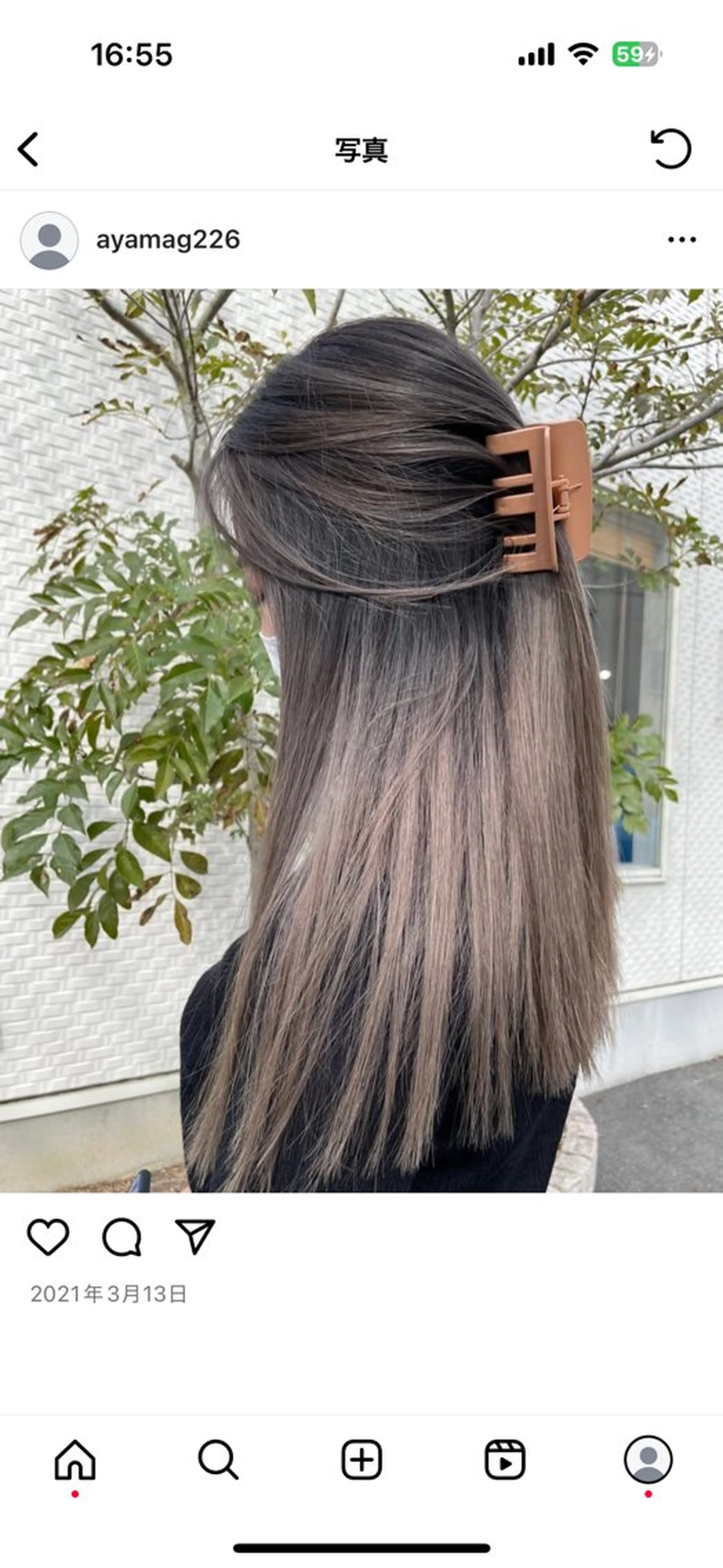 カラー NODEHAIR STUDIO所属・NODE HAIRのヘアスタイル