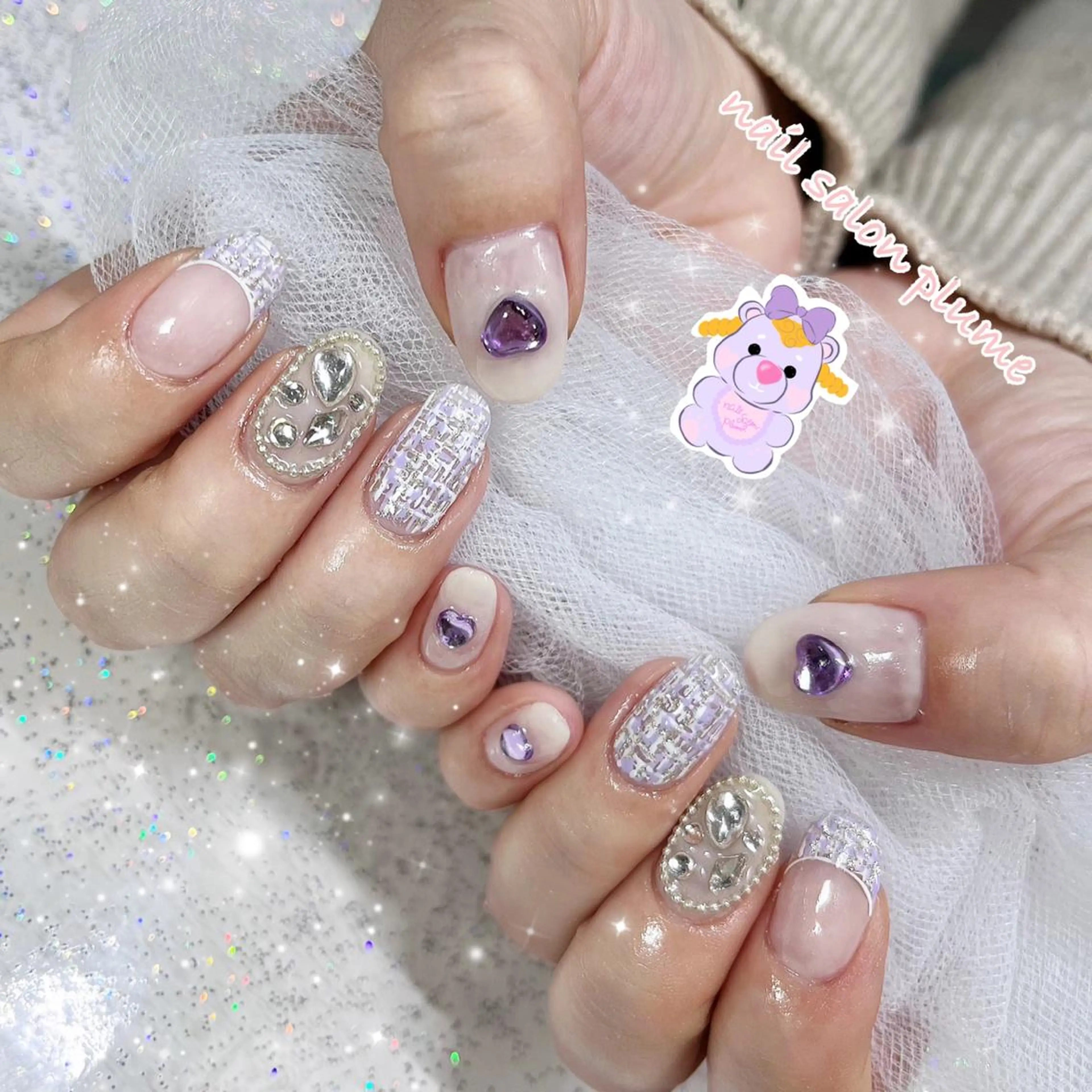 メンズ ネイル ハンドネイル plume nail ☆韓国ネイルのネイルデザイン