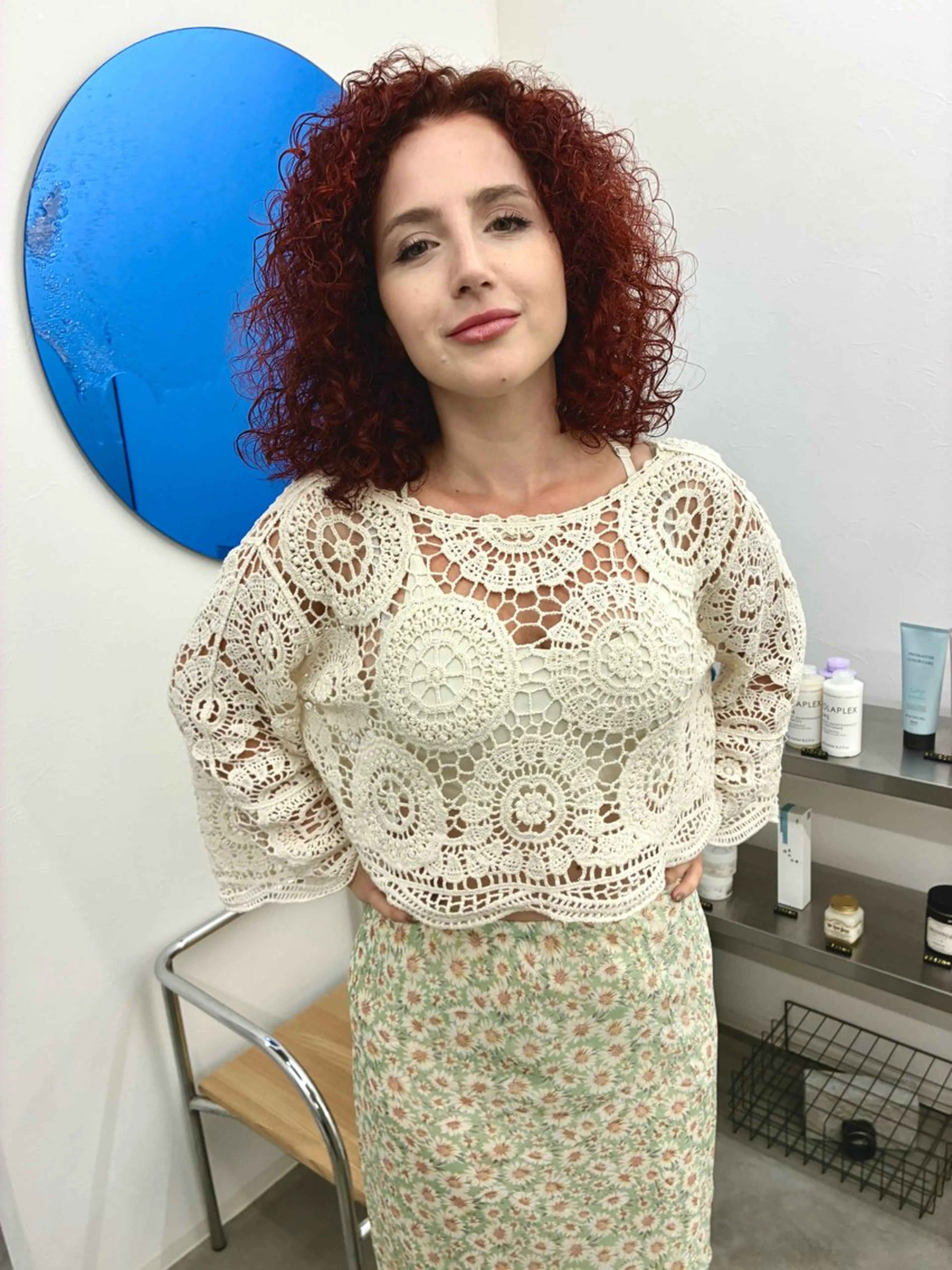 セミロング カット ヘアカラー トリートメント KEPKA ヤマグチ 天神 今泉のヘアスタイル