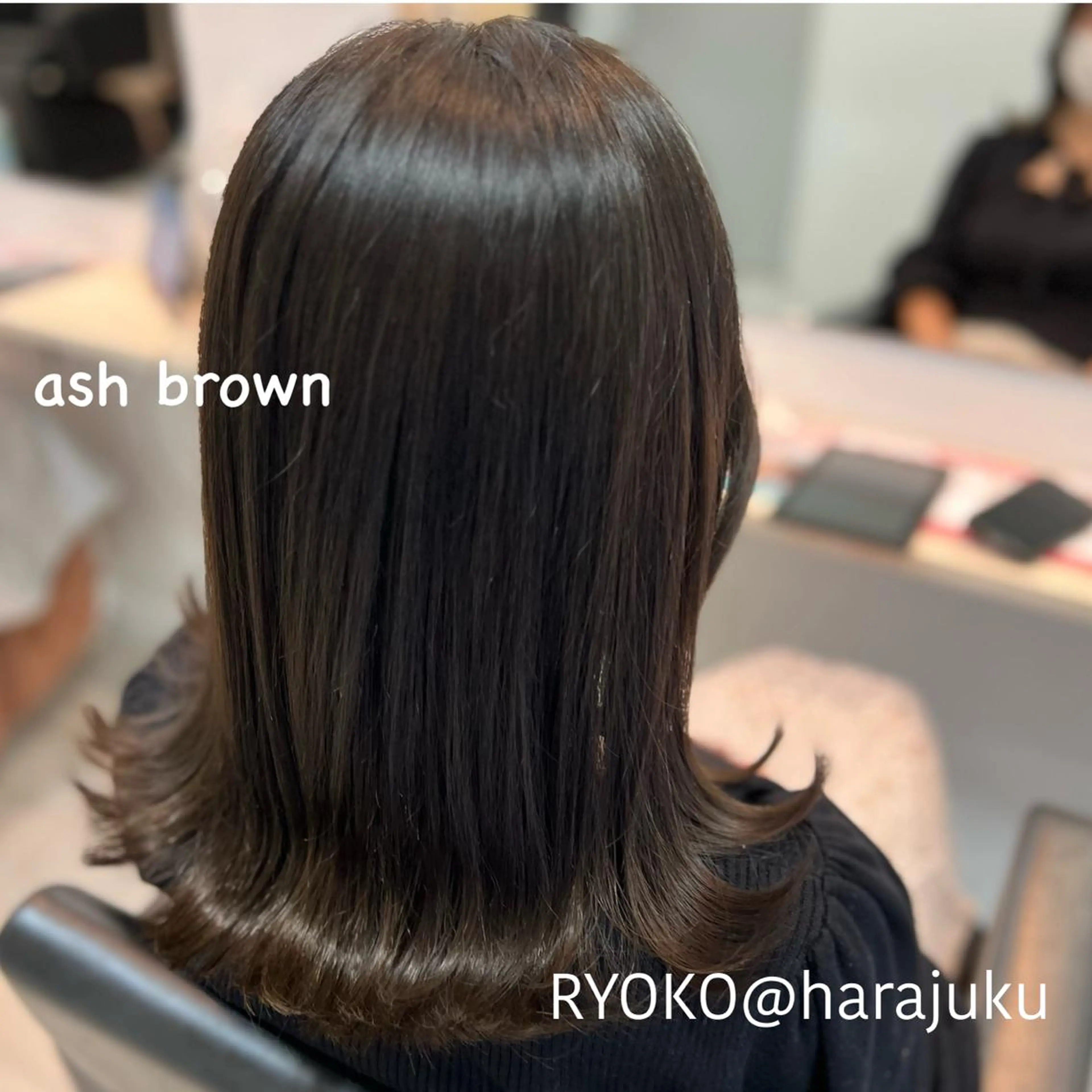 ミディアム カラー カット ヘアカラー トリートメント 🤍美髪×艶カラー RYOKO🤍のヘアスタイル
