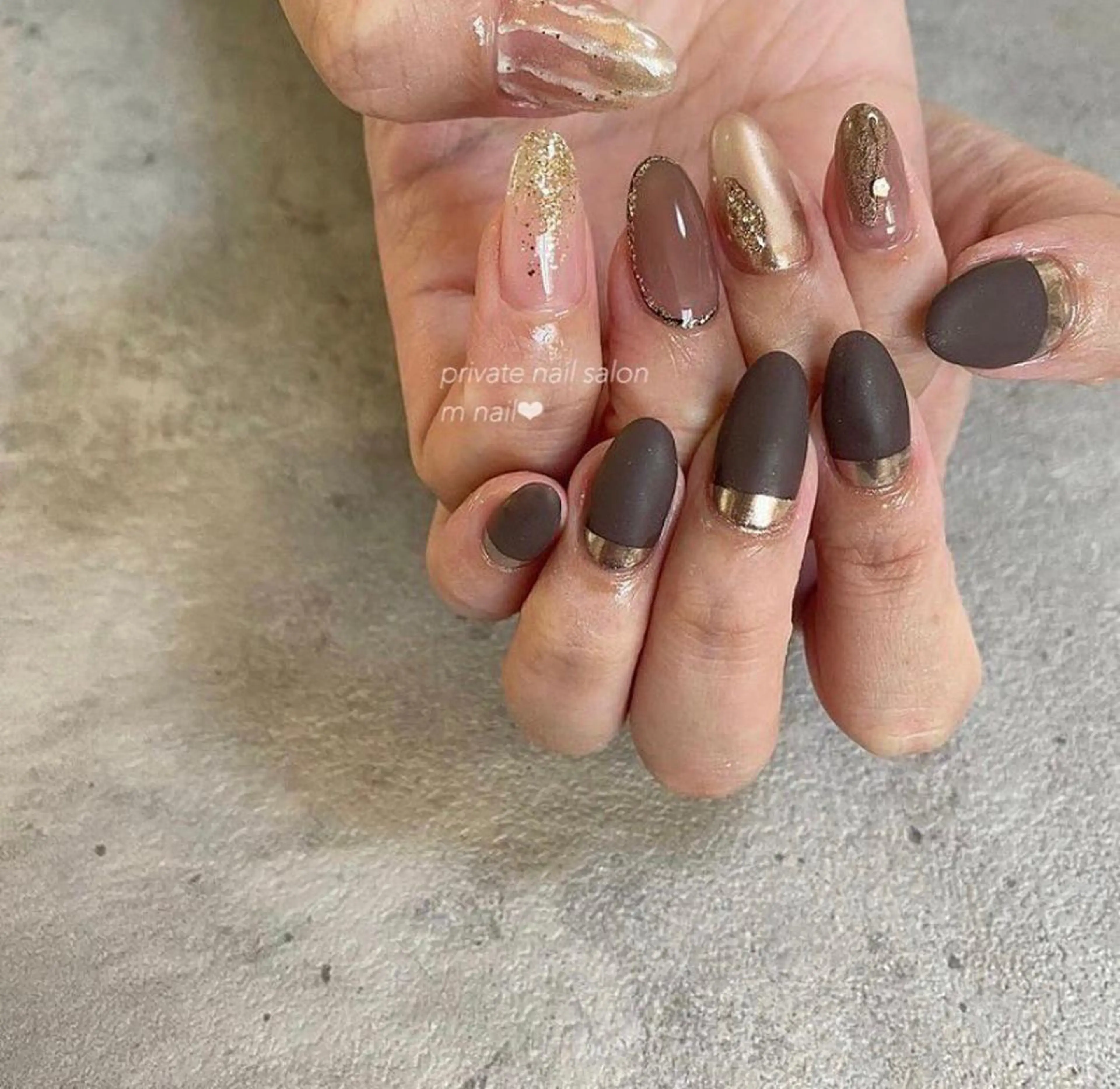 ネイル 持ち込み ハンドネイル 小河原 舞のネイルデザイン