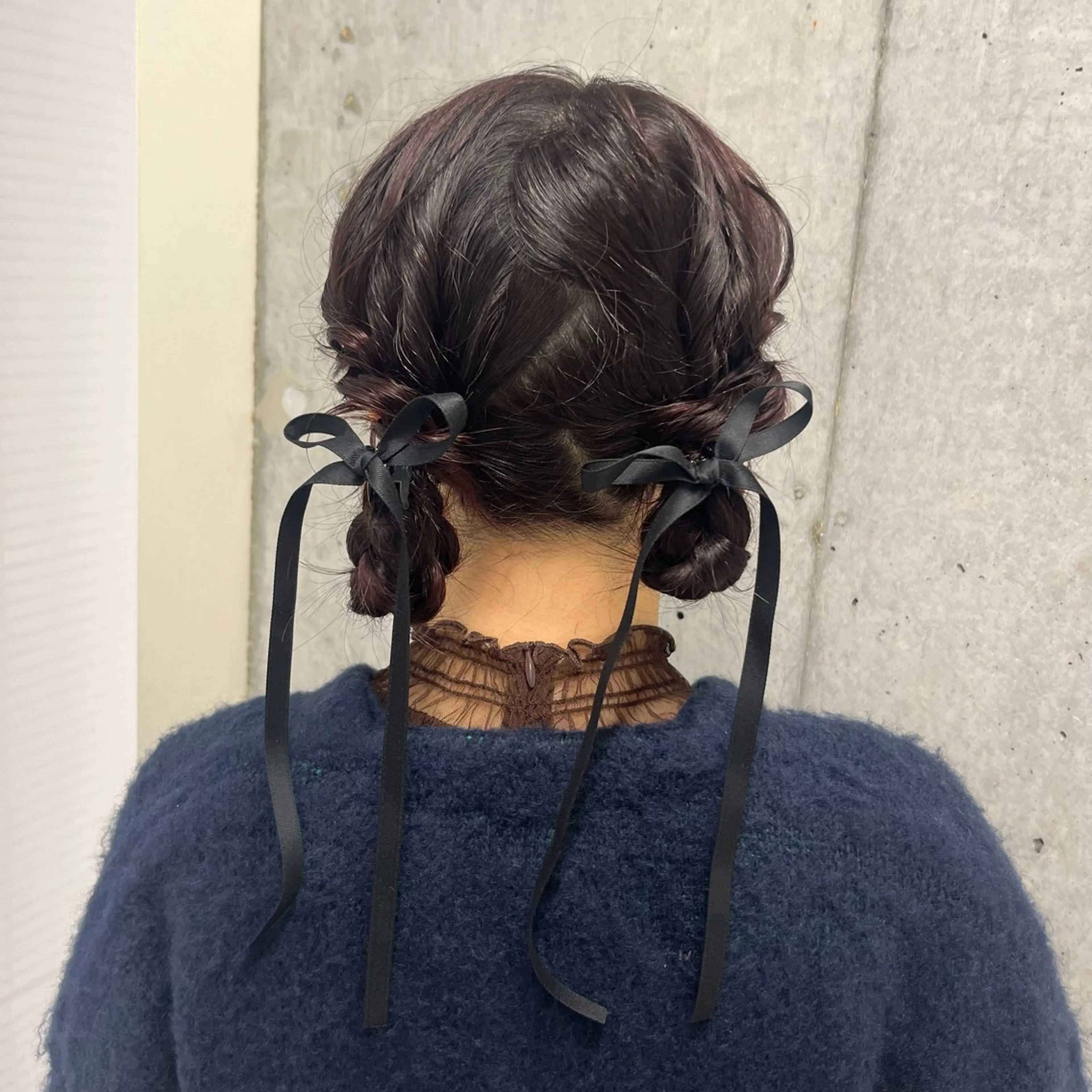 ヘアアレンジ ヘアセット りおな/エクステ /ハイトーンカラーのヘアスタイル