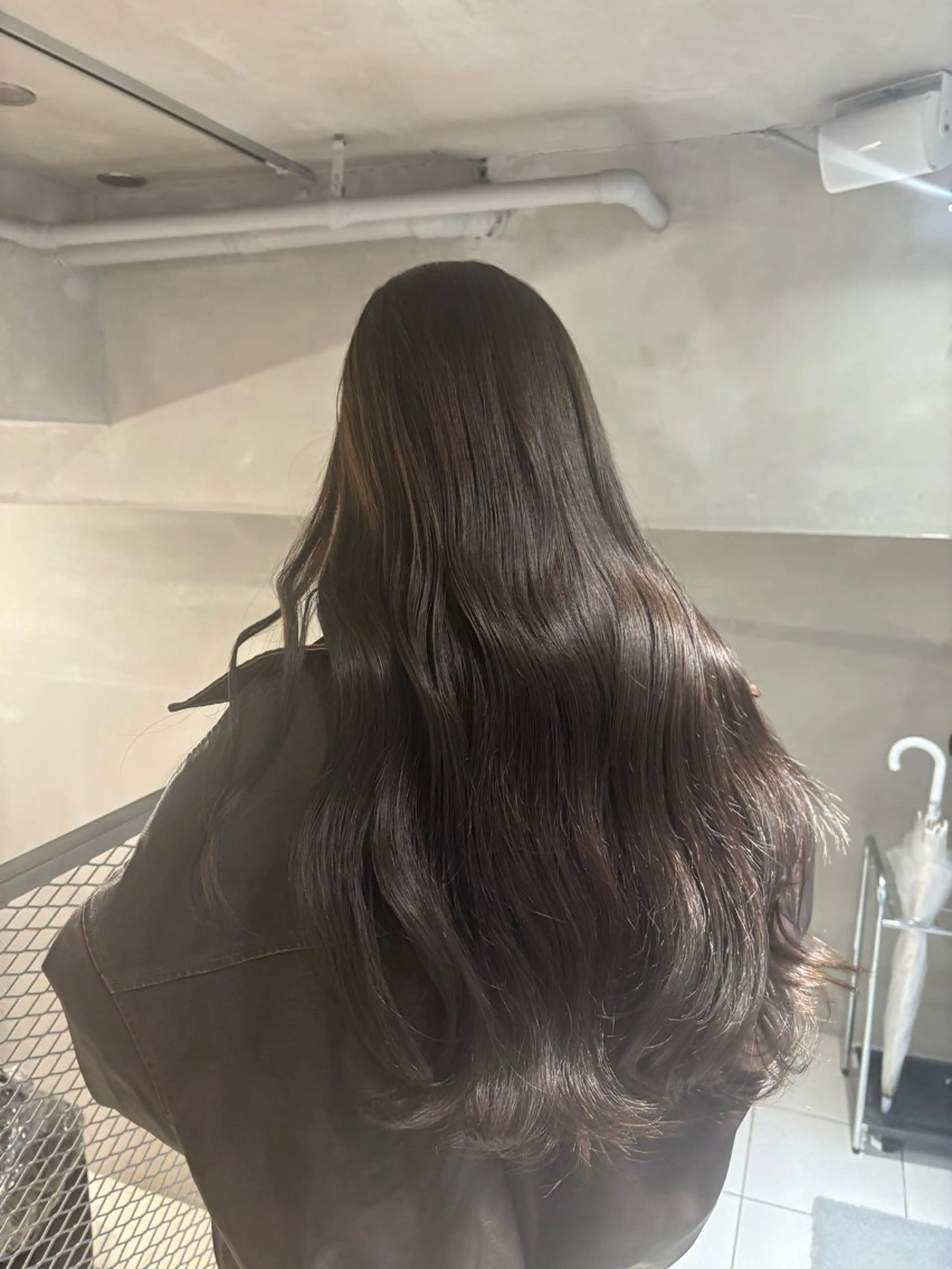 カラー 黒髪 ブリーチ ダブルカラー ブリーチなしカラー 🧸ベージュ/カット モデル☘️/MIKUのヘアスタイル
