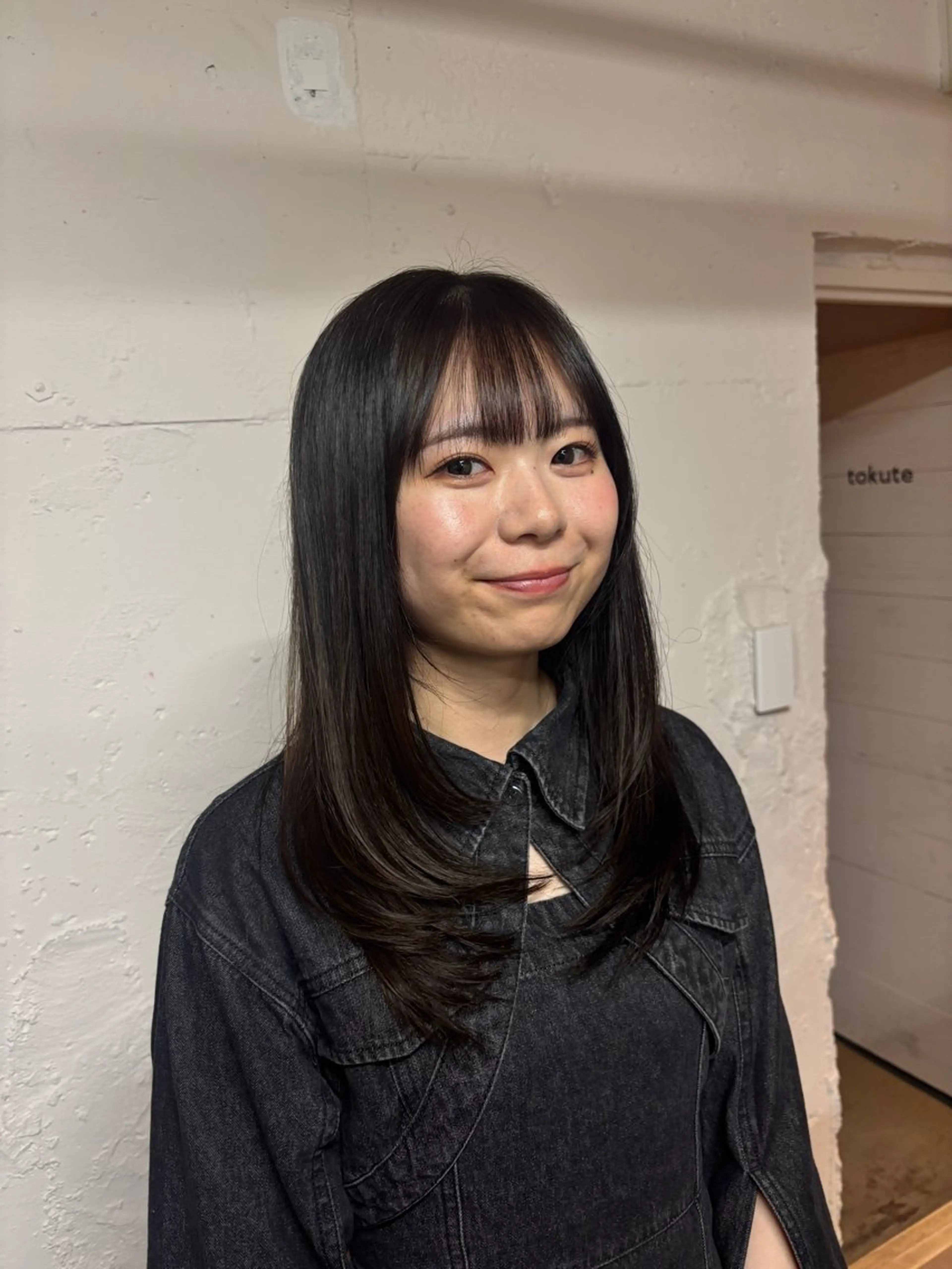 セミロング カラー 🩵tokute SEIRA🩵のヘアスタイル