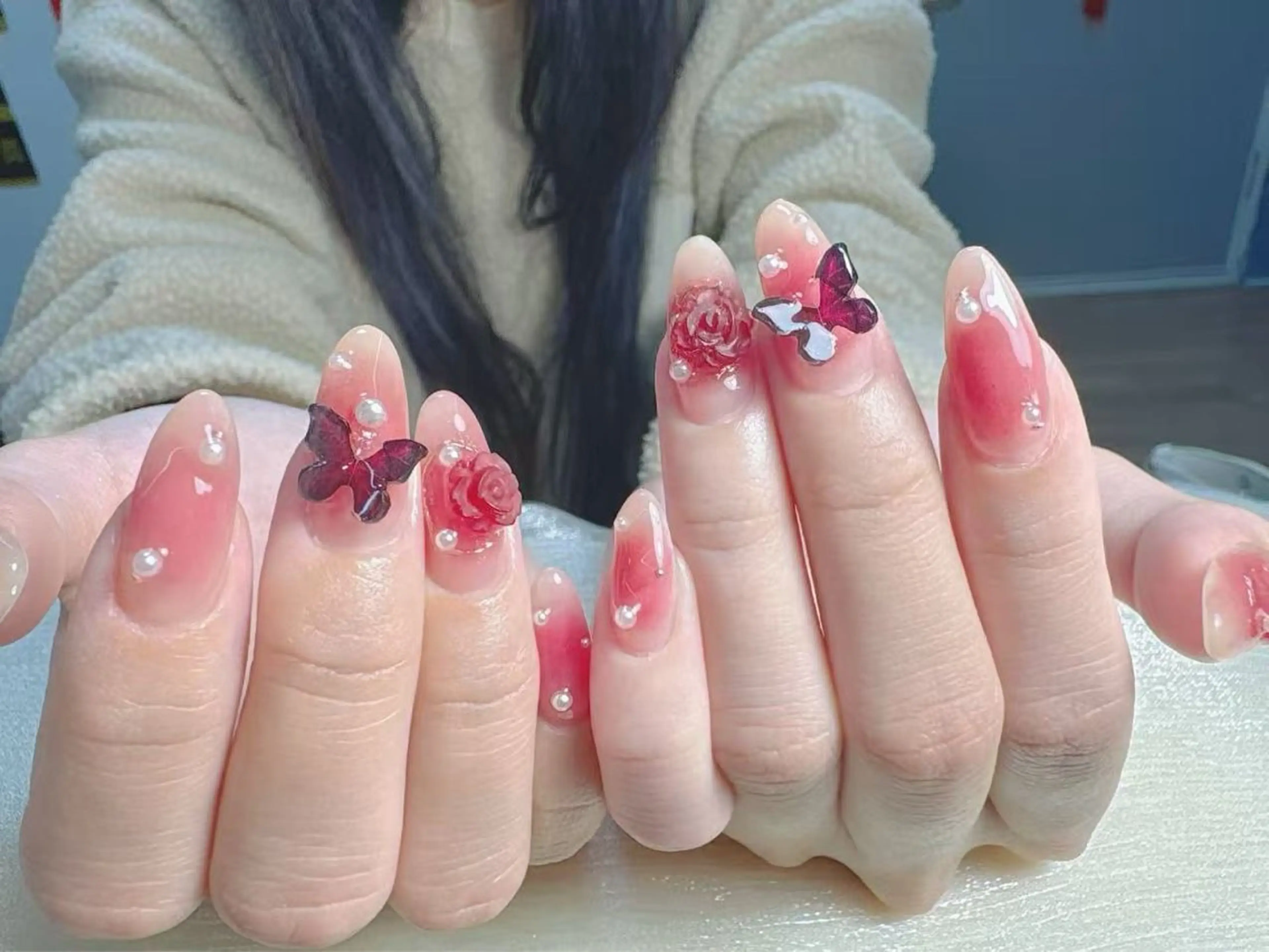 ネイル ハンドネイル Yuxi Beauty salon 【ユーシィー ビューティ サロン】所属・钰熙美容院 池田公園店のネイルデザイン