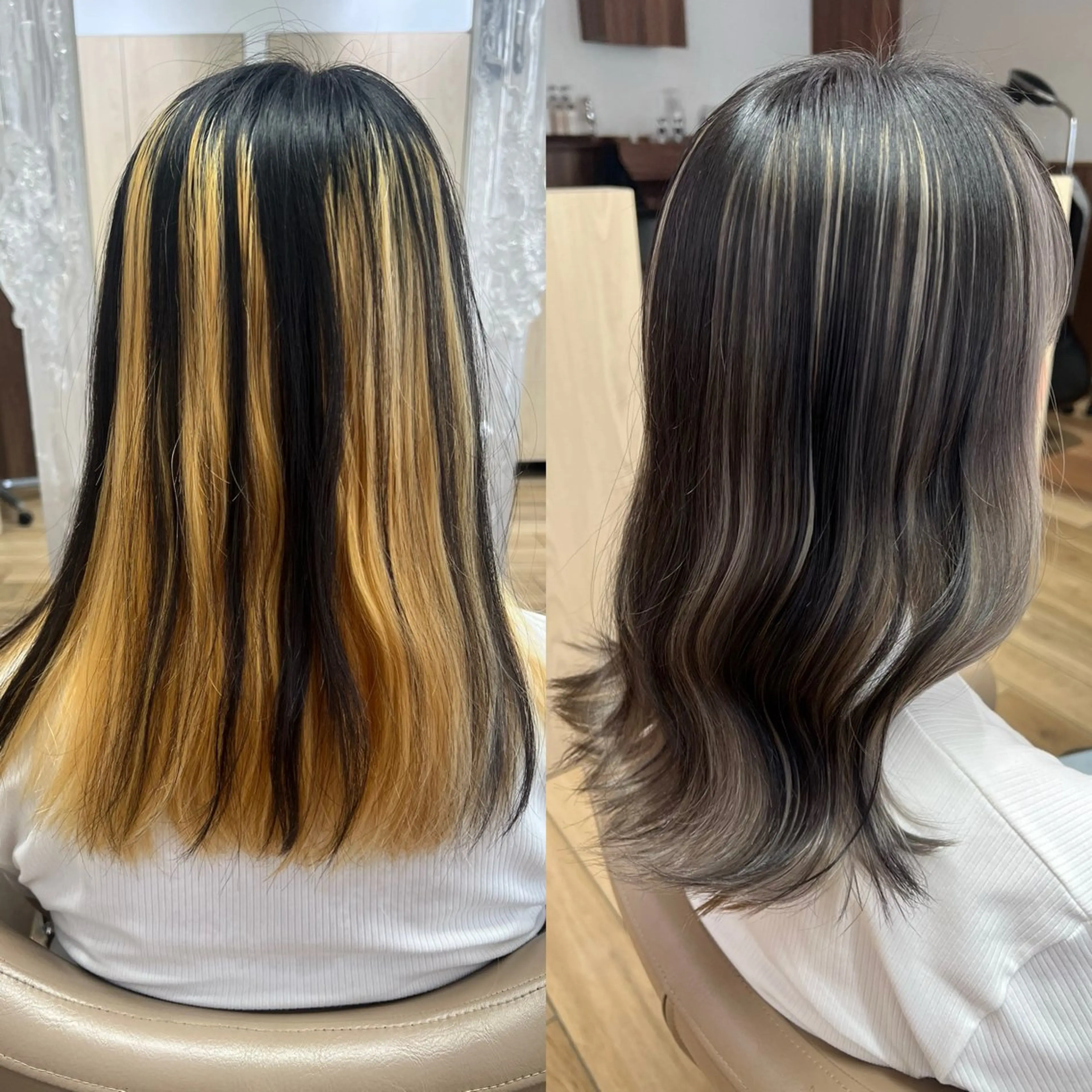 セミロング カラー ヘアカラー トリートメント 高橋 香奈のヘアスタイル