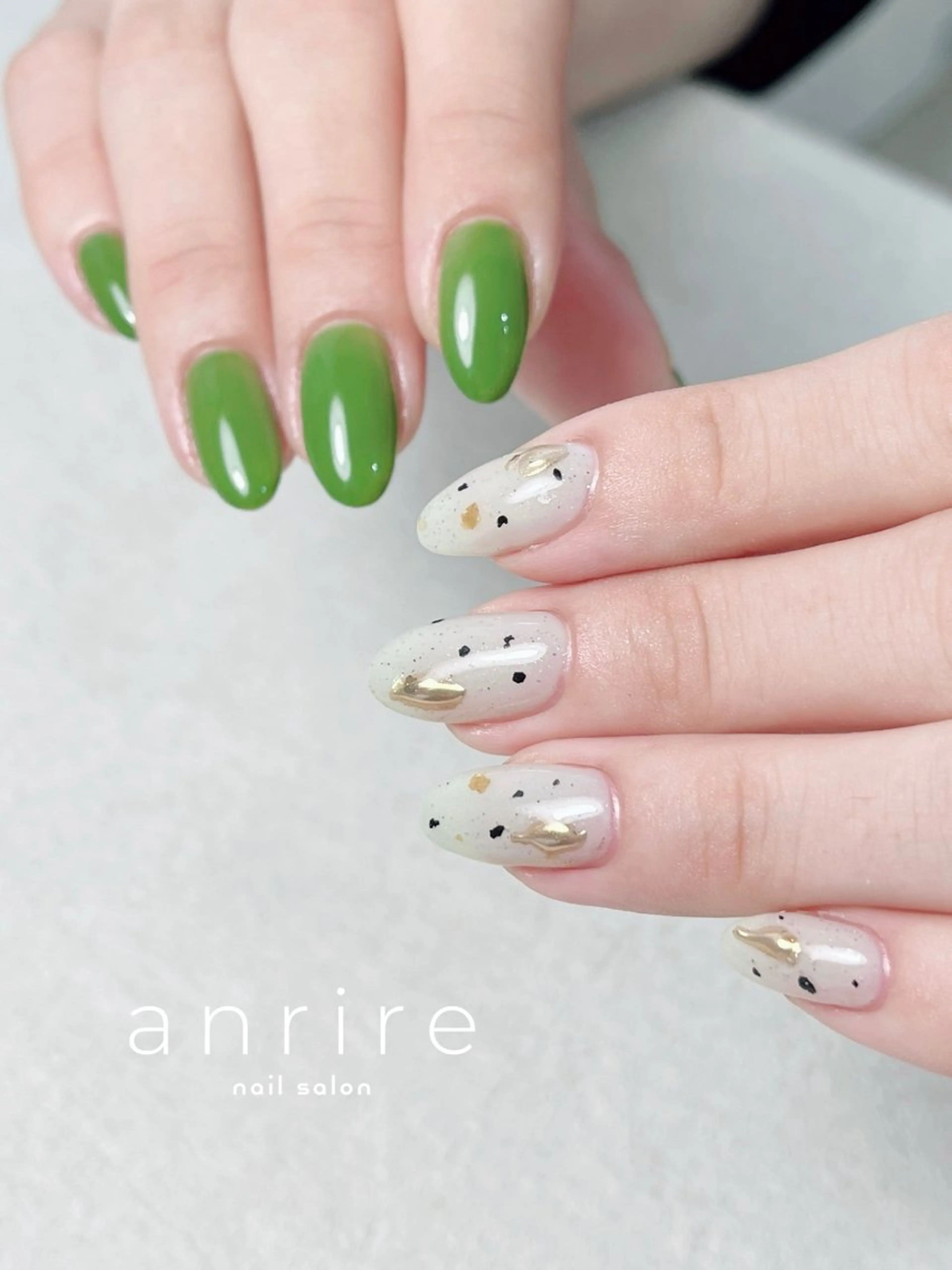 ネイル アートネイル ジェルネイル ミラーネイル ワンカラーネイル パラジェル ハンドネイル nail salon anrire〜アンリール〜所属・nailsalon anrireのネイルデザイン