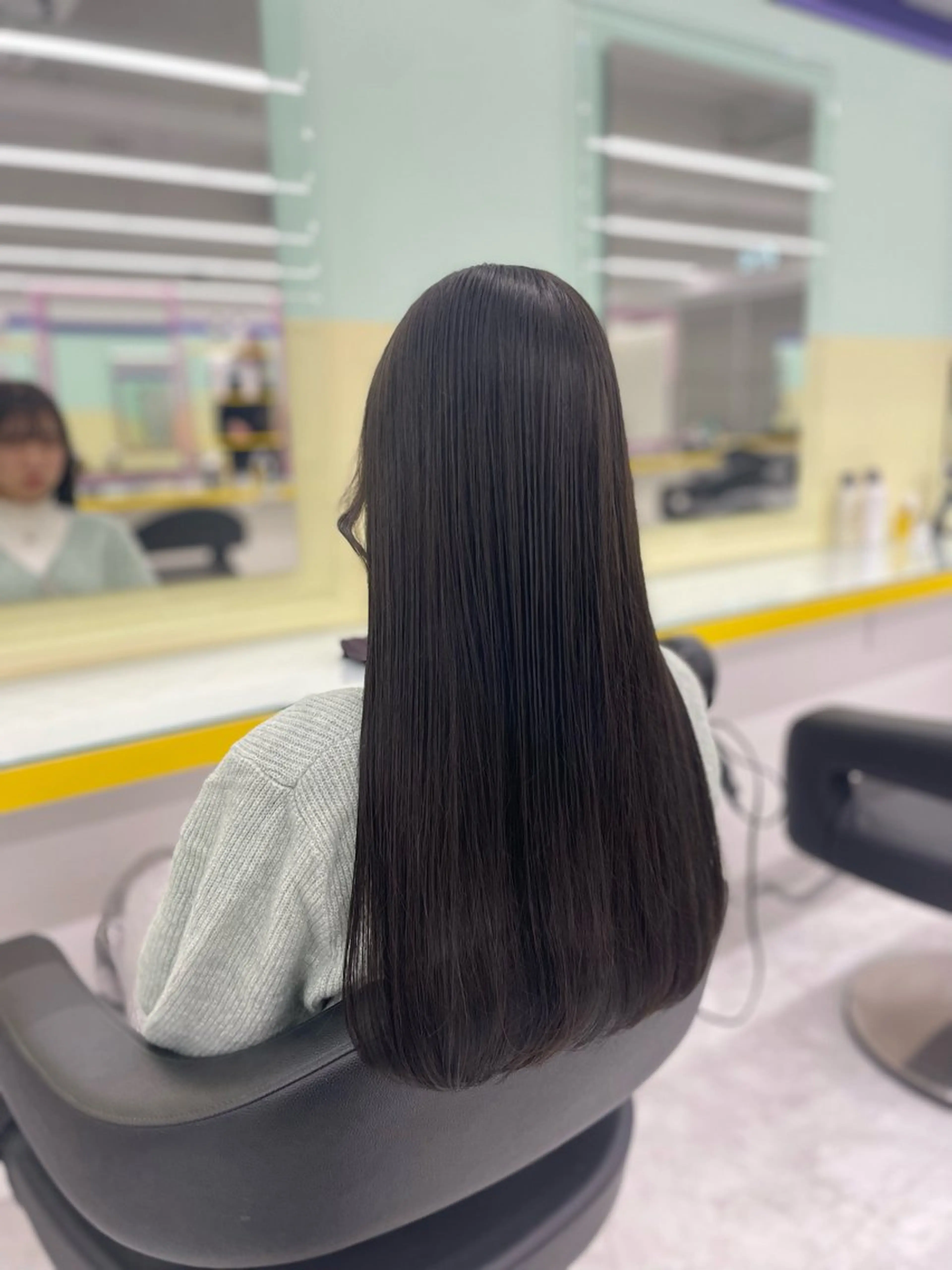 ロング カラー ヘアアレンジ カット ヘアカラー トリートメント 💕透明感暗髪💕 りくのヘアスタイル
