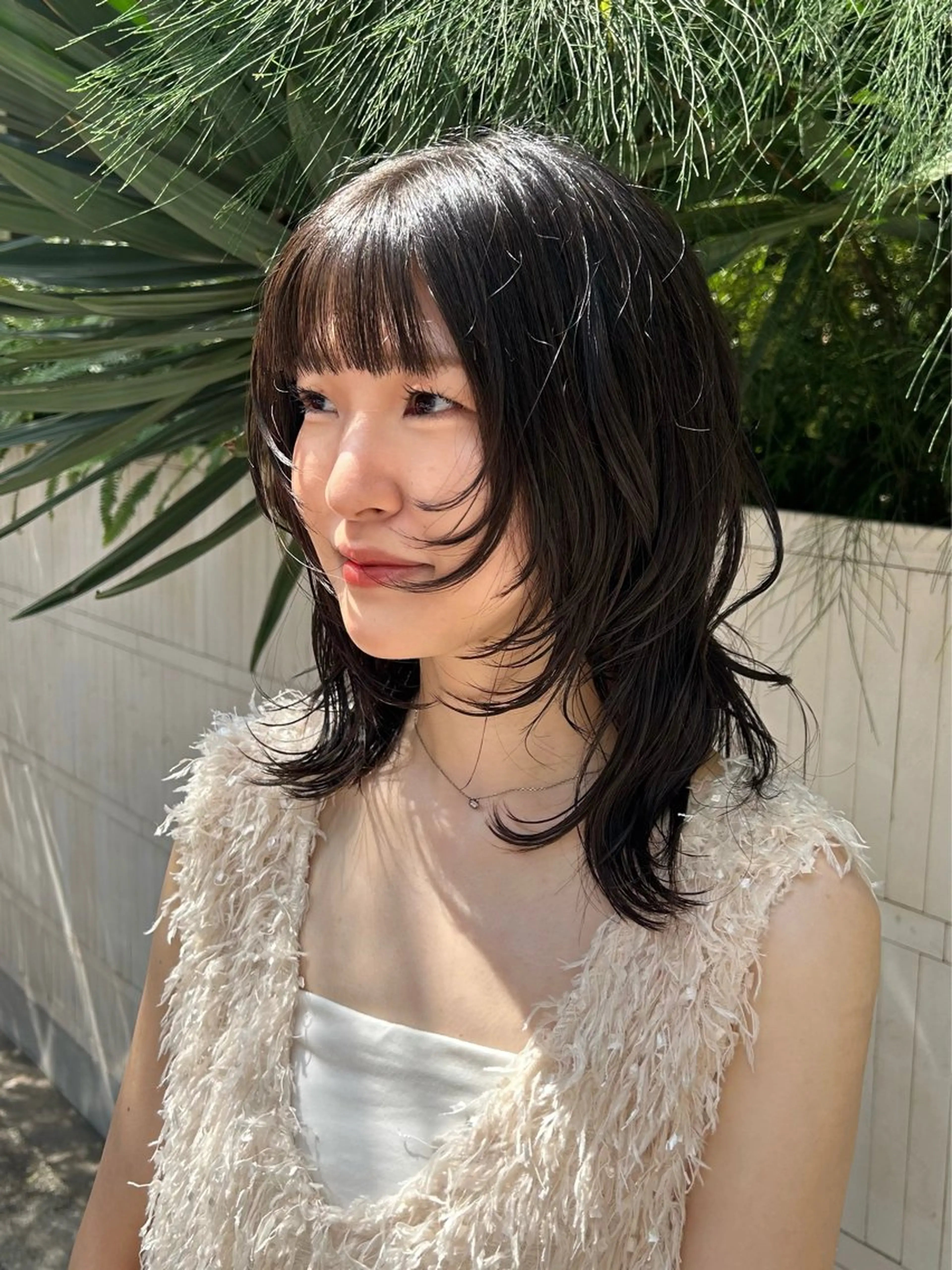 ミディアム カット ヘアカラー [Eurica] muaのヘアスタイル