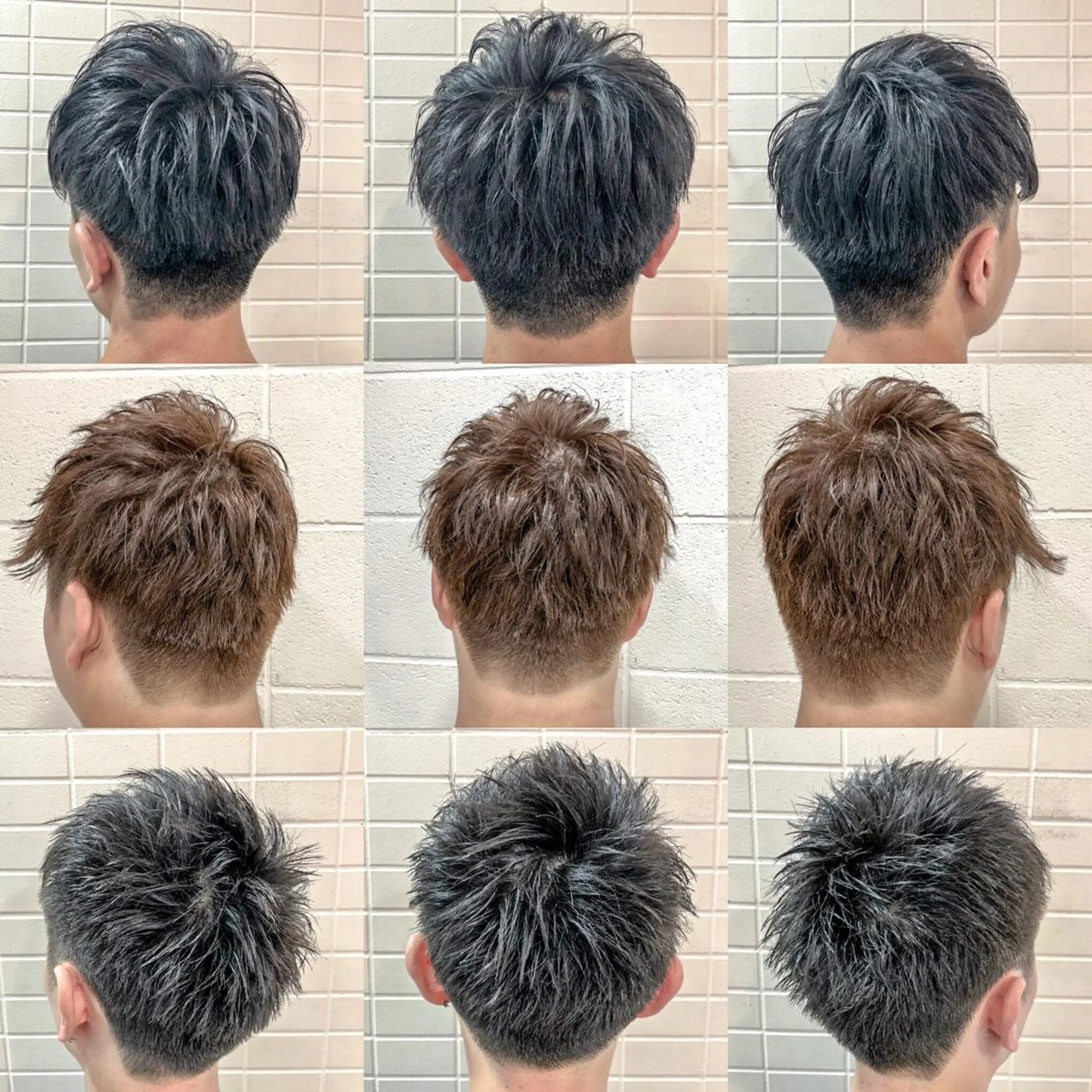 ショート カラー パーマ メンズ ⭐️口コミ5.0⭐️ 当日予約可能👌🏼のヘアスタイル