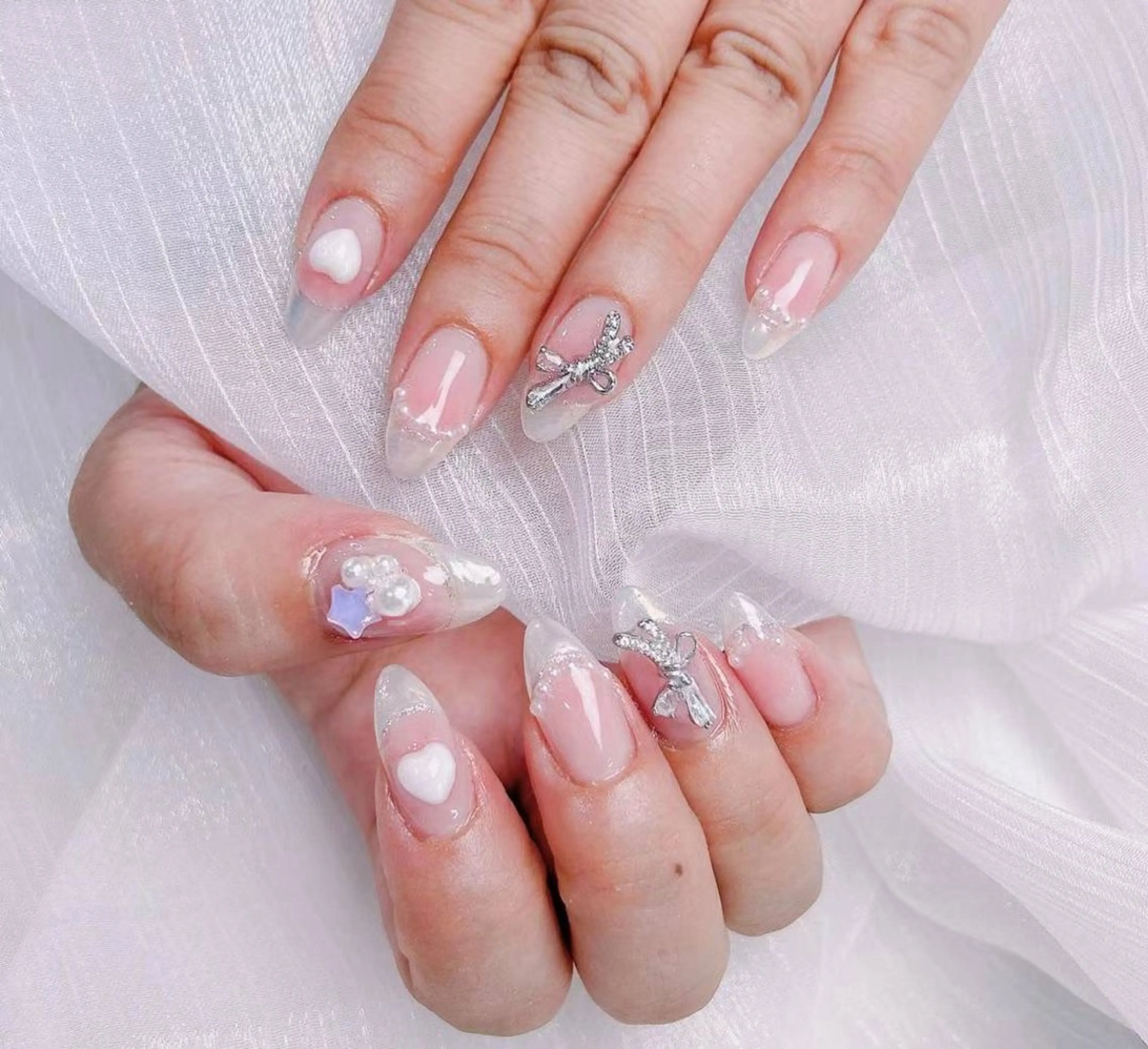 ネイル アートネイル クリアネイル フラワーネイル フットネイル フレンチネイル Babarla Nailのネイルデザイン