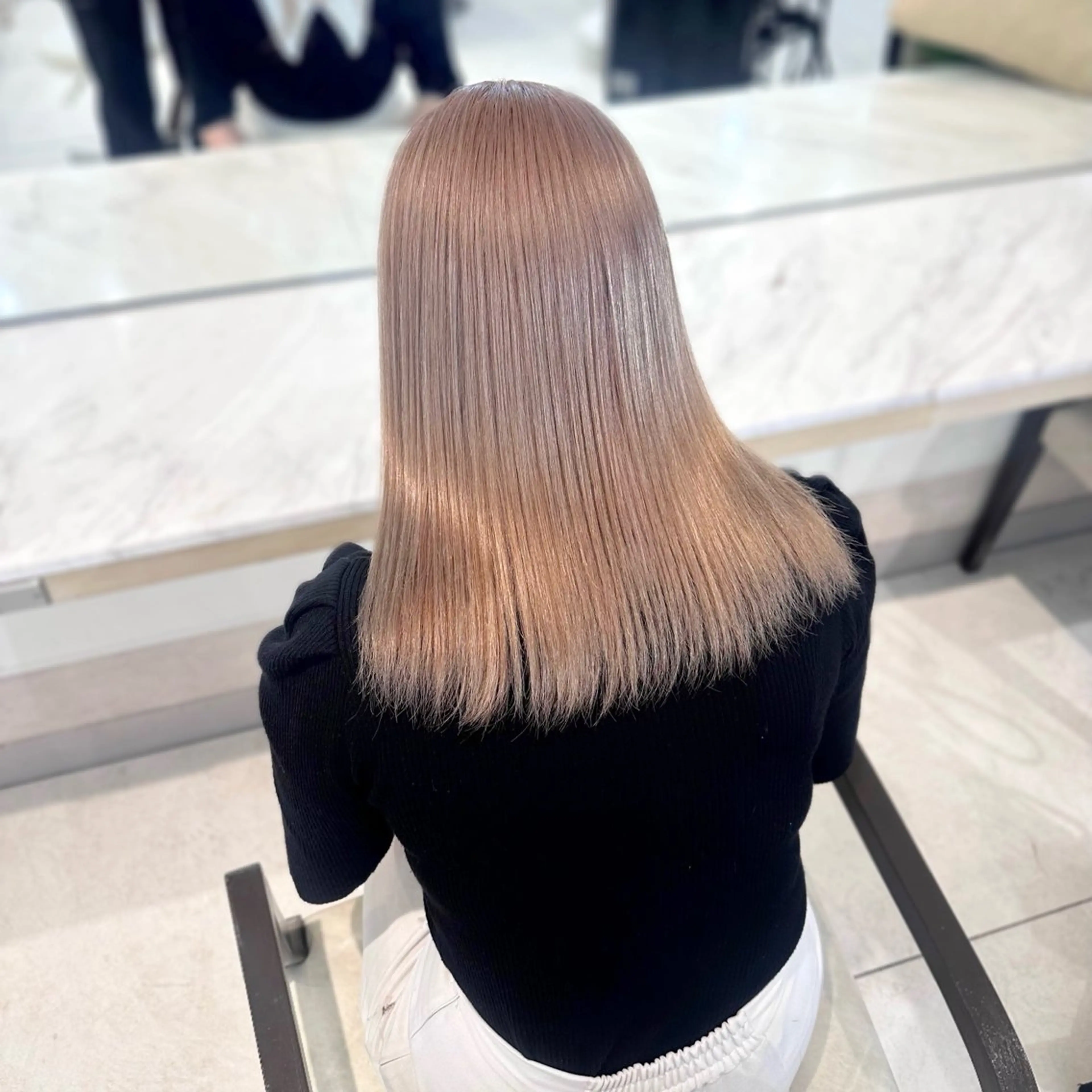 セミロング euphoria銀座グランデ所属・honoca 🤍のヘアスタイル