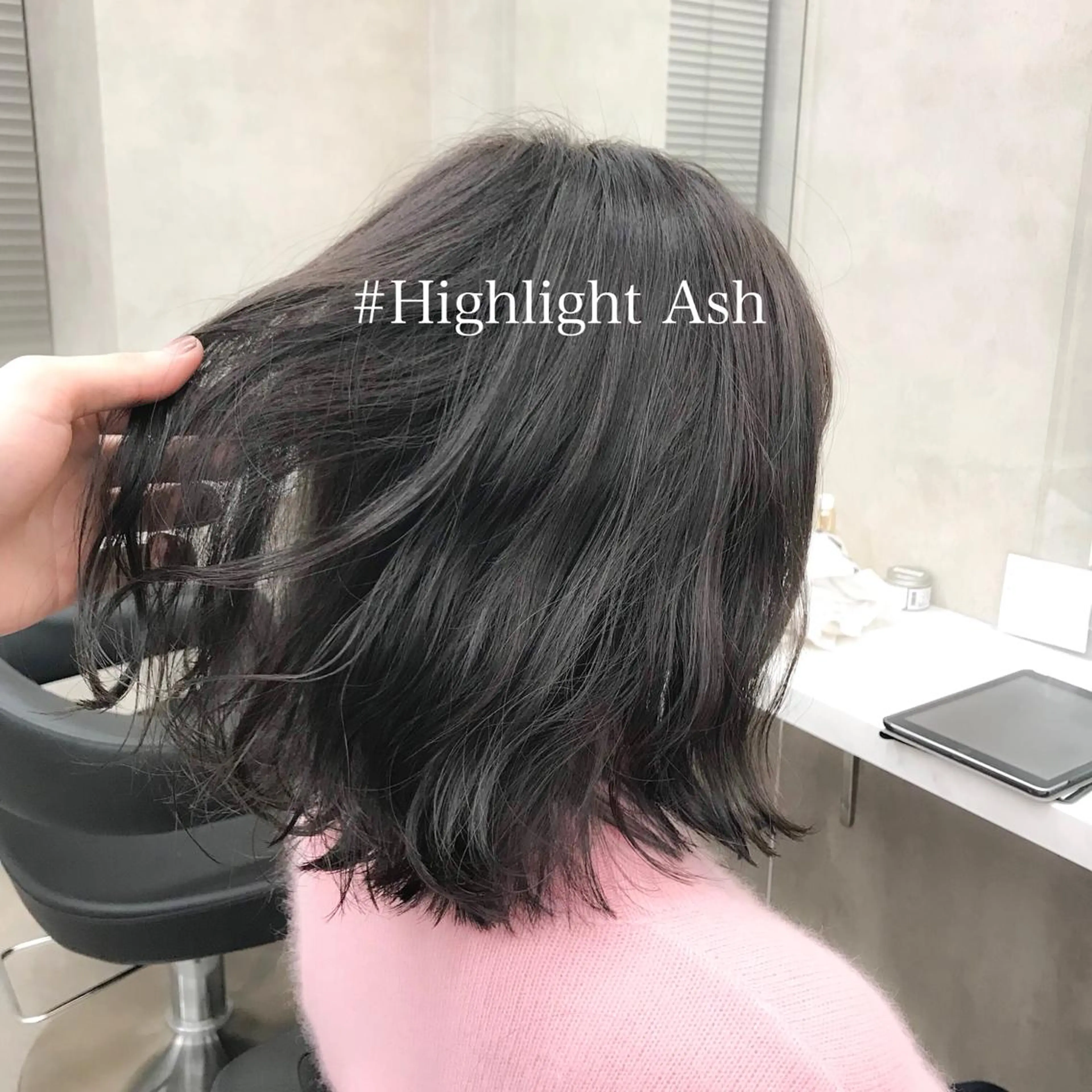 ショート カラー ヘアアレンジ ヘアカラー トリートメント 透明感カラー/ 韓国ヘア/縮毛矯正のヘアスタイル