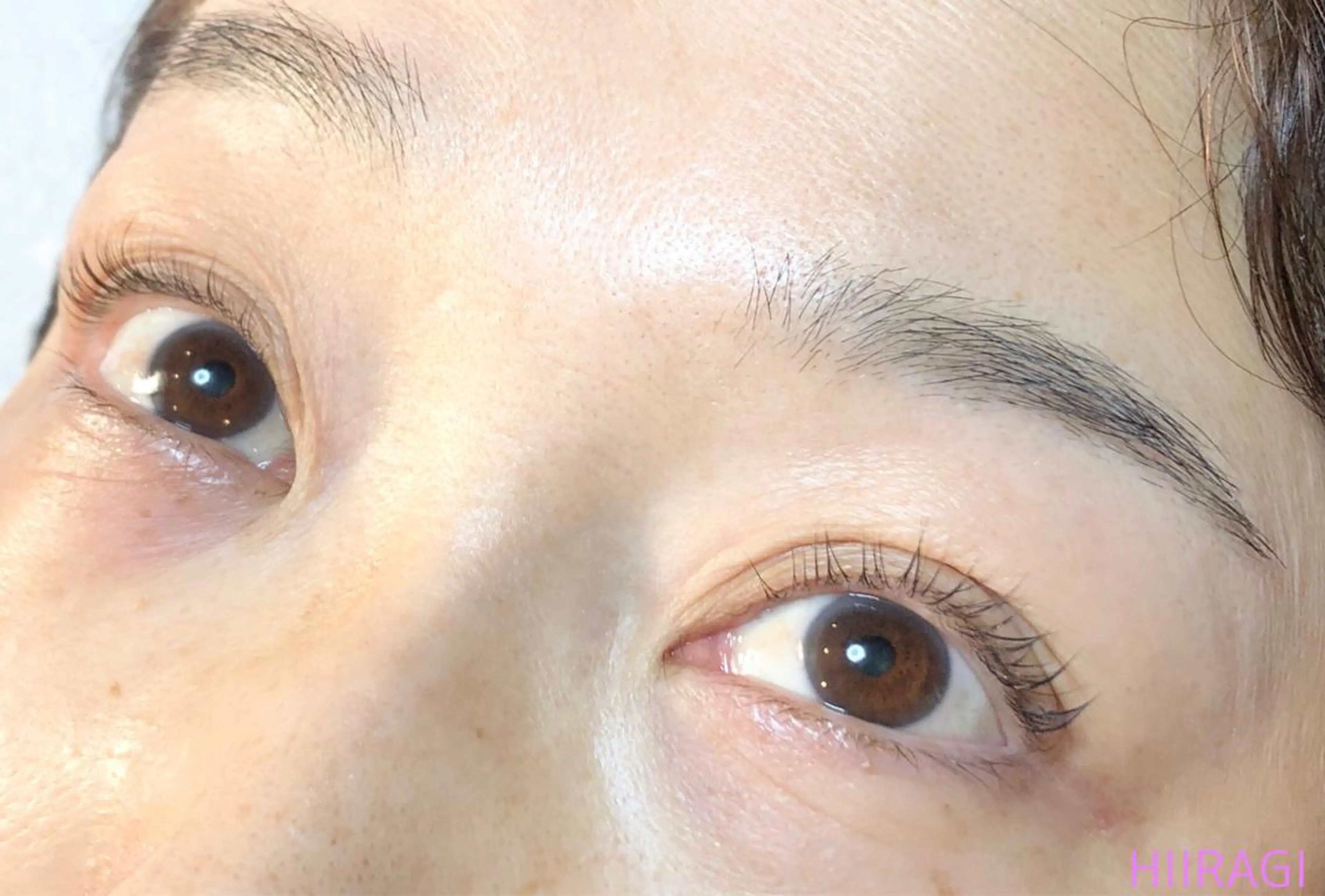 マツエク・マツパ ナチュラル まつげパーマ 美容室 HIIRAGIのマツエク・マツパデザイン