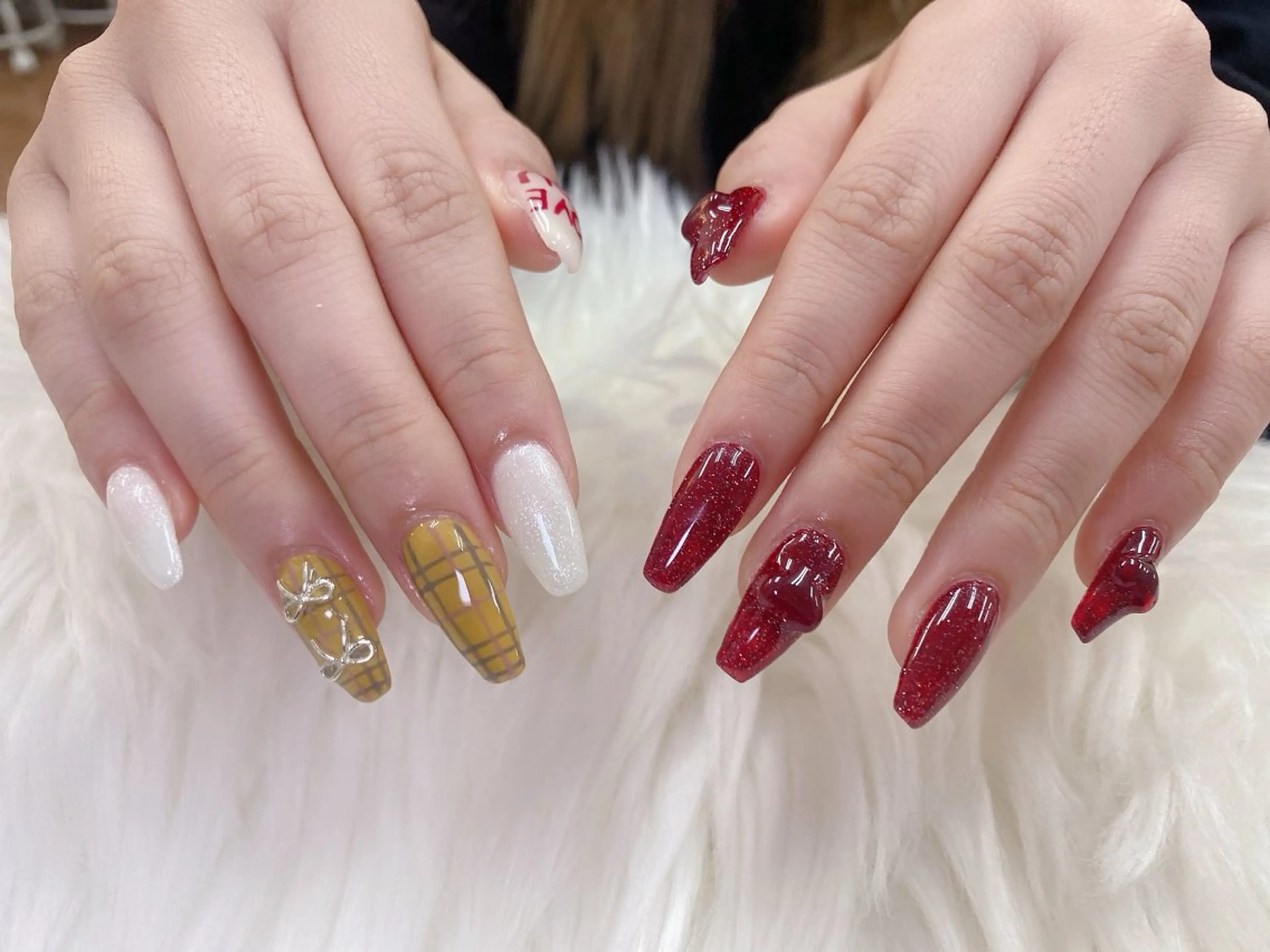 ネイル フレンチネイル グラデーション マグネットネイル ニュアンスネイル オフィスネイル ハンドネイル ハンドケア Hara Nail 【パラジェル使用】のネイルデザイン