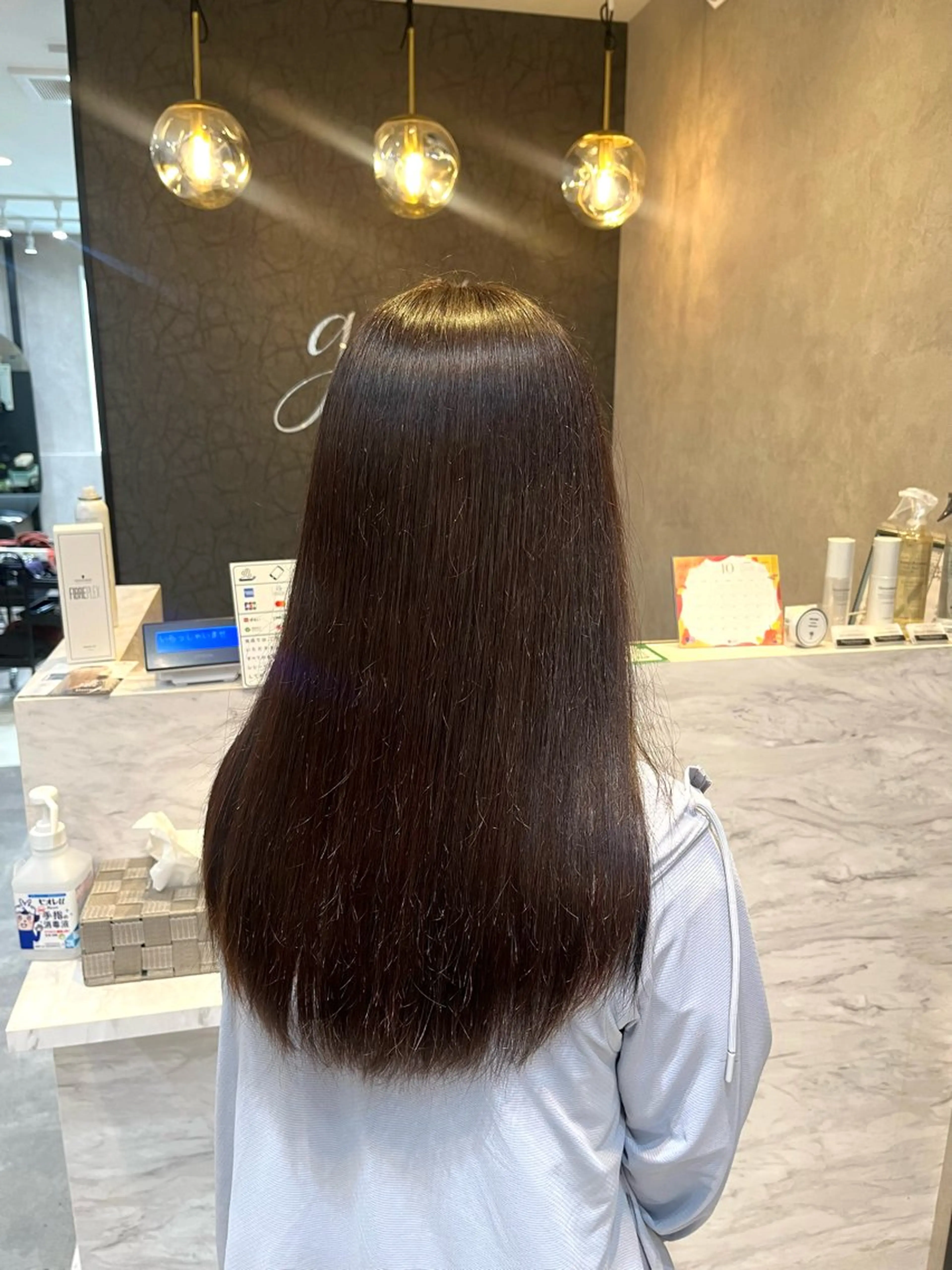 ロング カット ヘアカラー トリートメント 森本峻介 ボブ/透明感カラーのヘアスタイル