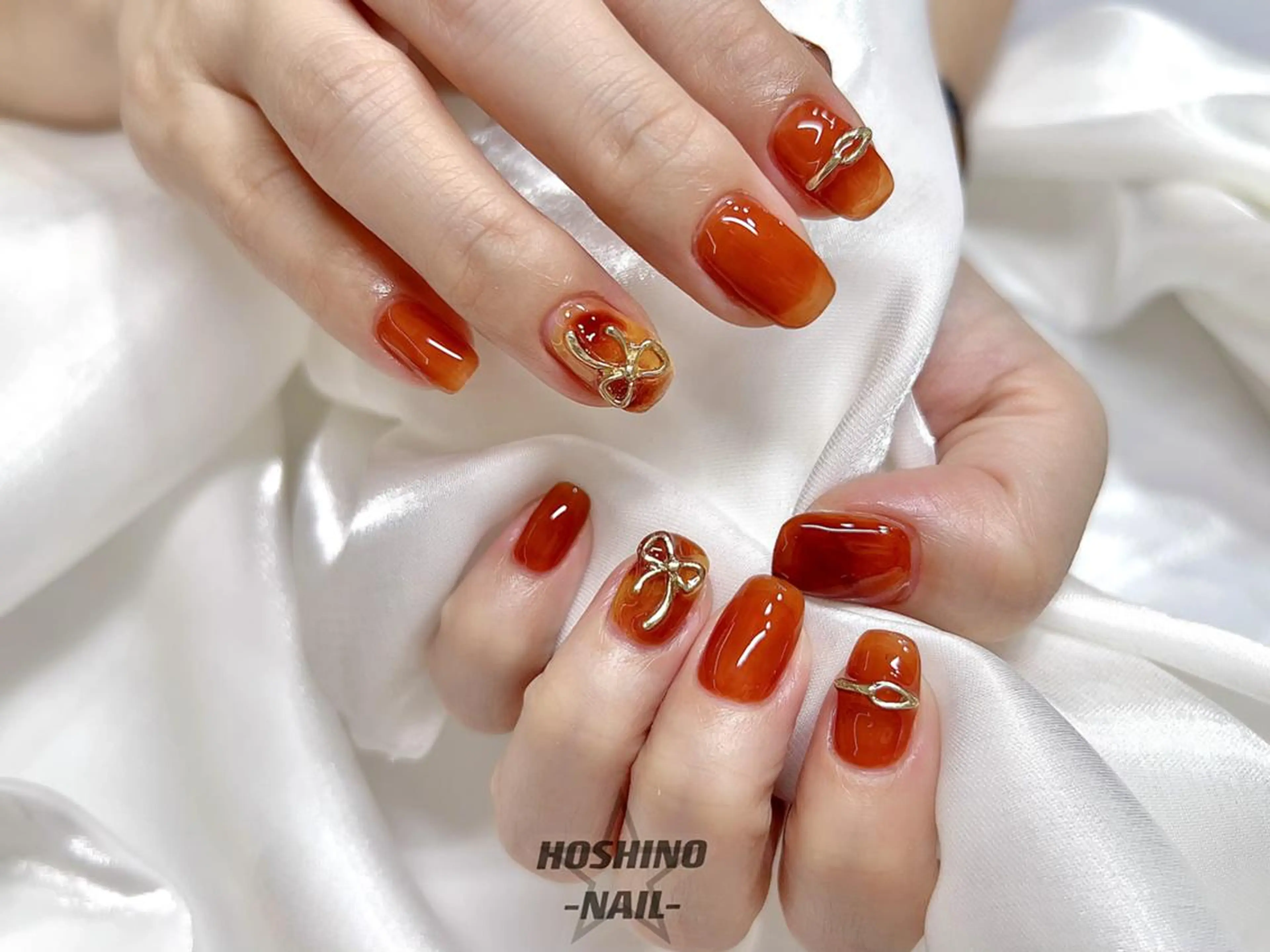 ネイル べっ甲ネイル ★HOSHINO NAIL★ナナミのネイルデザイン