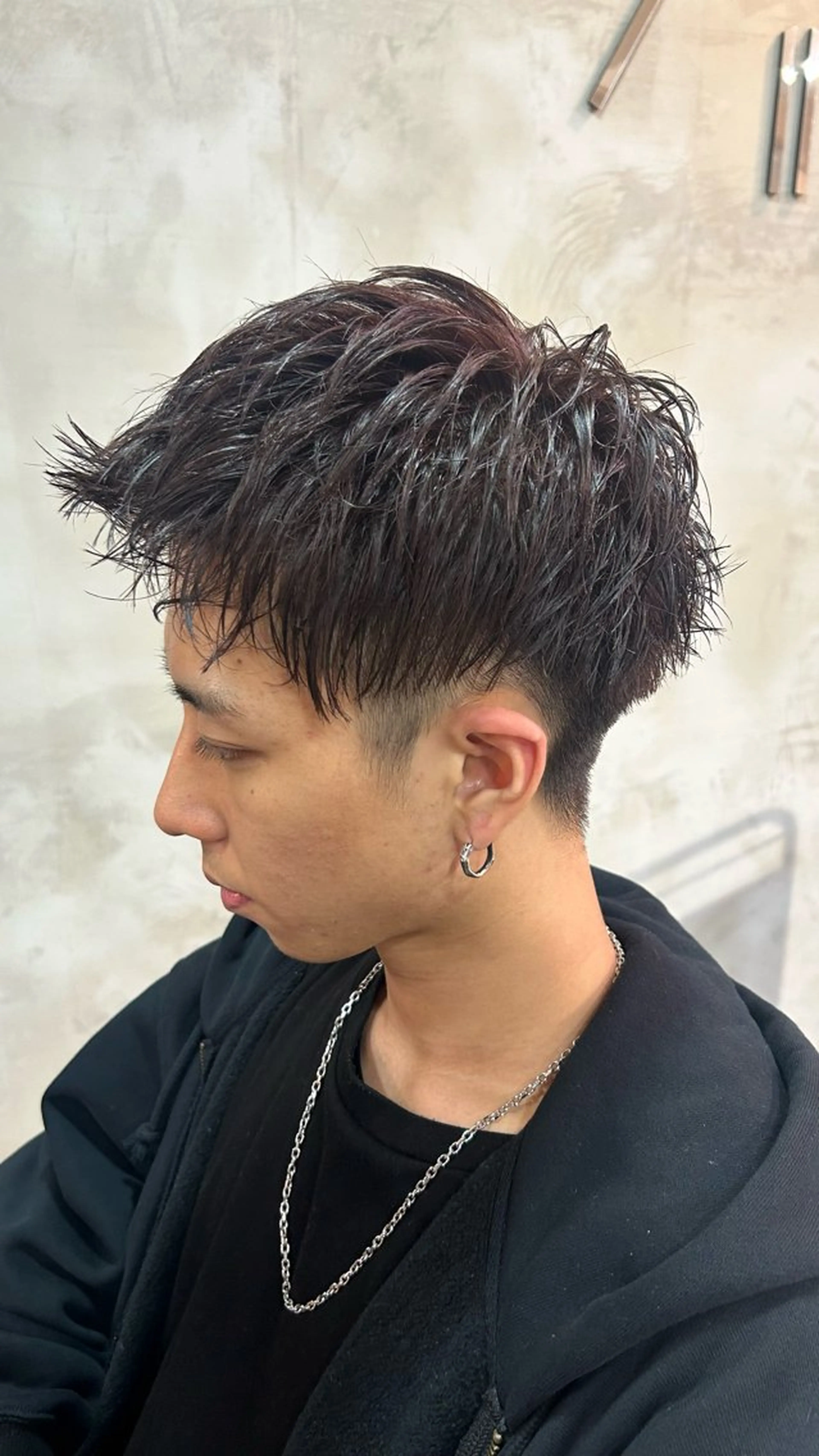 カラー メンズ ヘアカラー 竹内 風舞のヘアスタイル