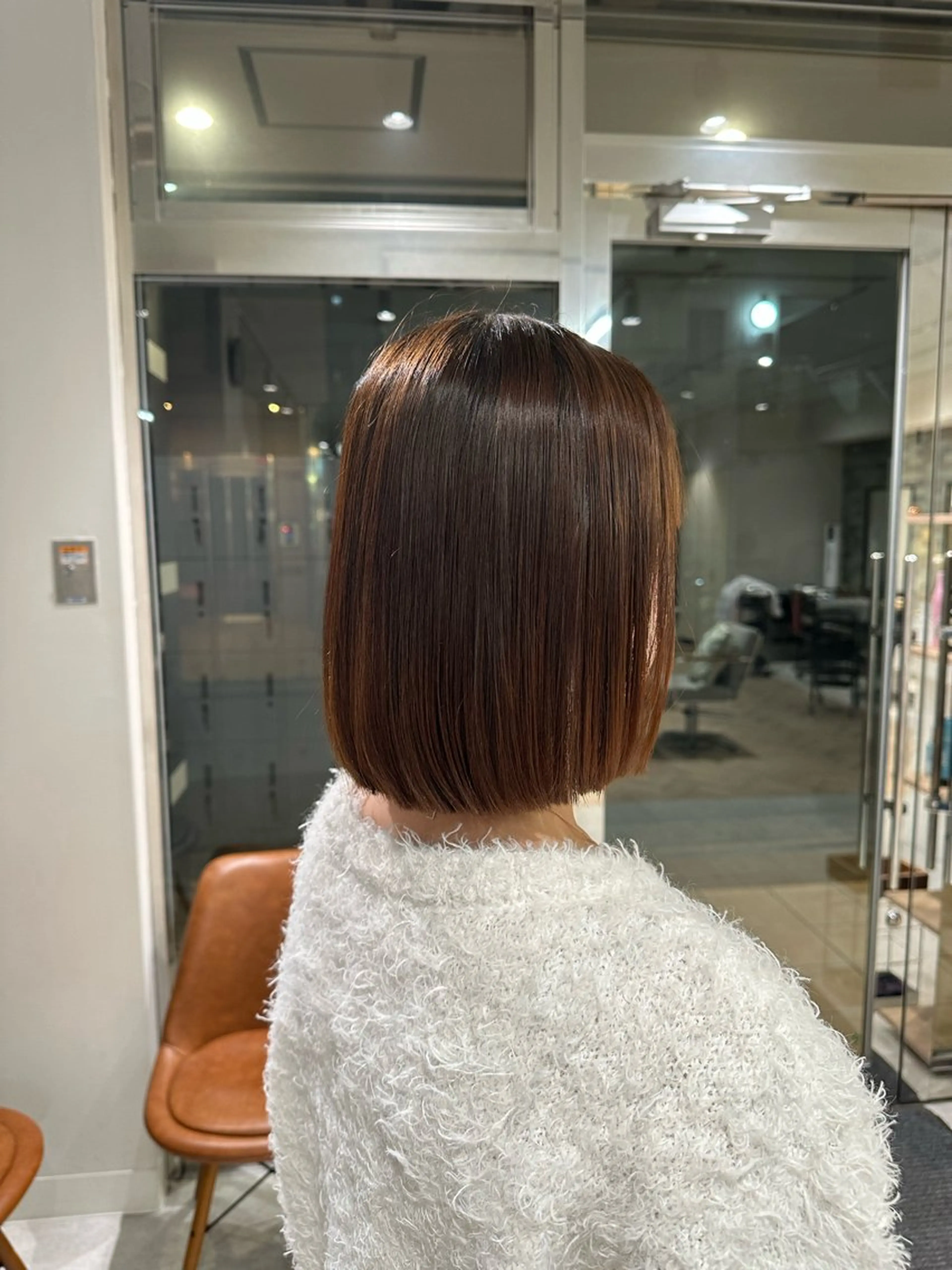 ミディアム 小澤 真帆のヘアスタイル