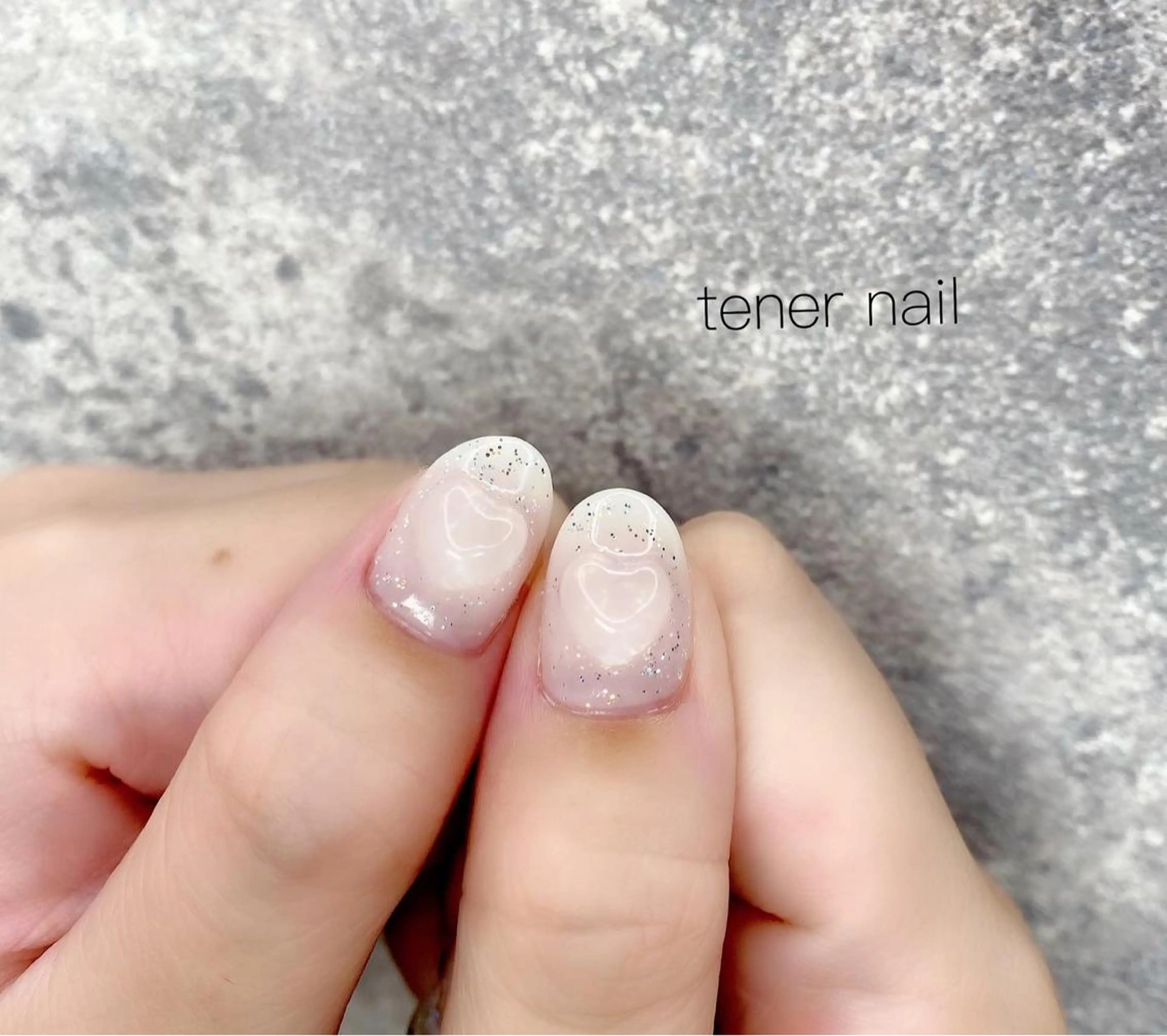 ネイル ハート UVネイル tener  nail  テネルネイル所属・テネルネイル tener nailのネイルデザイン