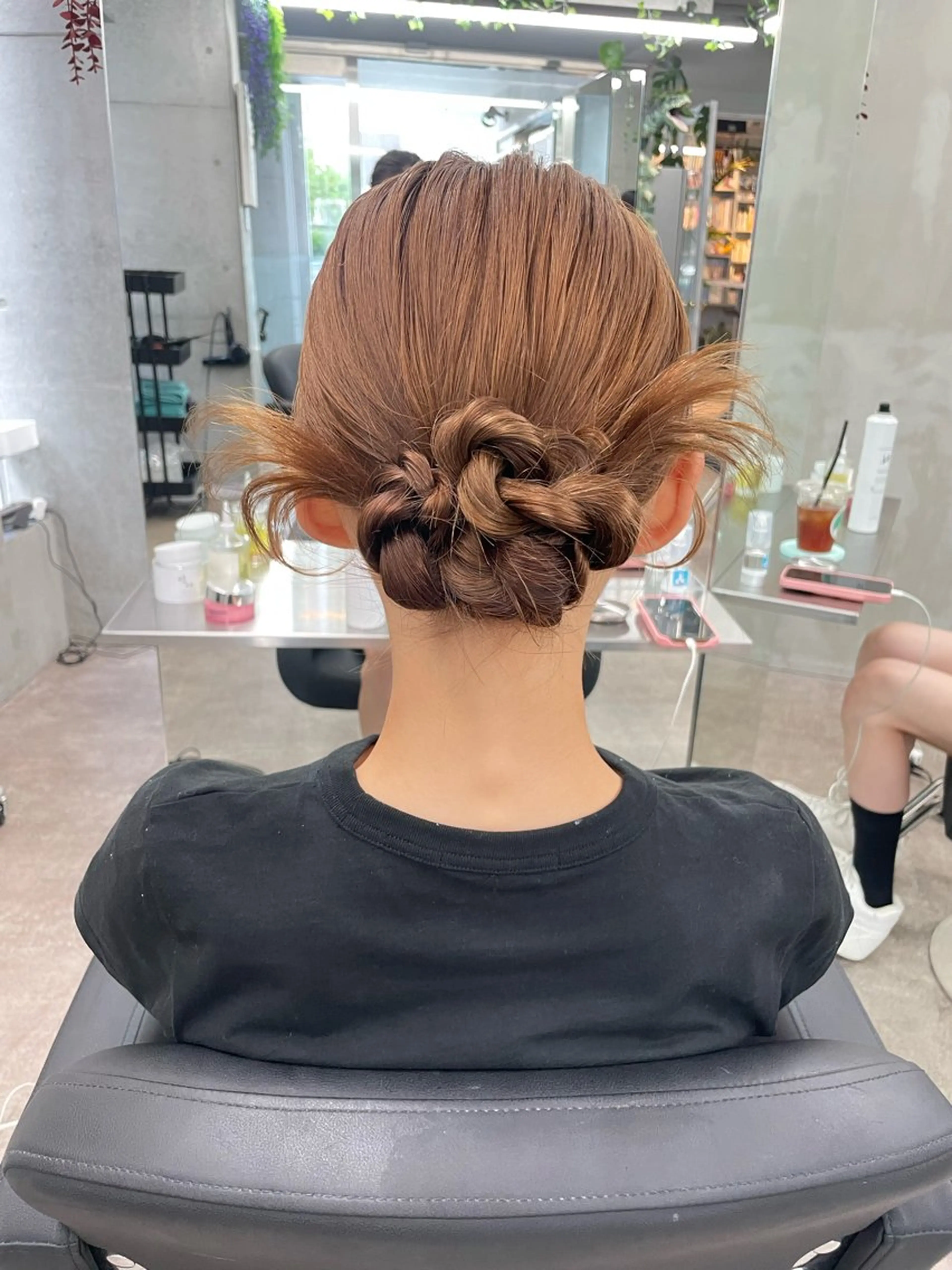 ヘアセット 速水 ゆきののヘアスタイル