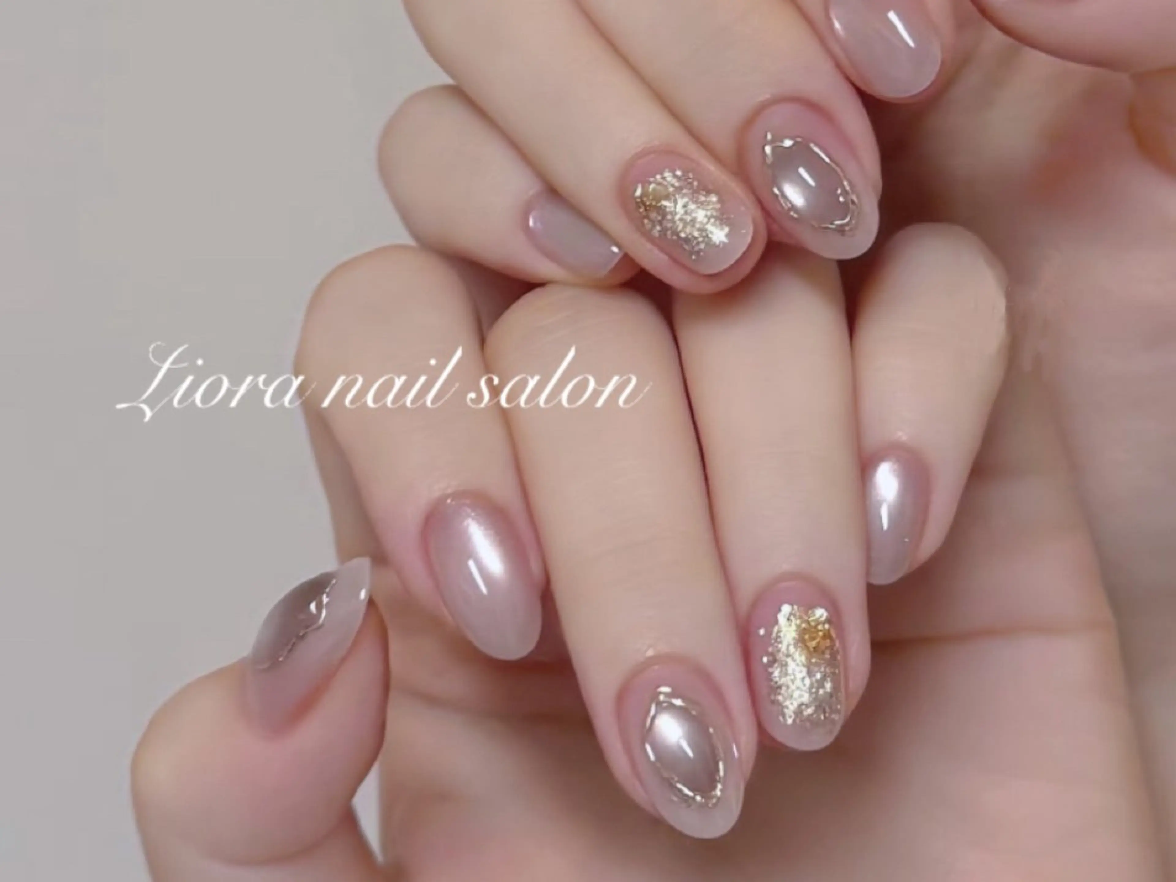 ネイル フレンチネイル ジェルネイル ガーリー グラデーション キラキラネイル ハンドネイル Liora ネイルサロン所属・Liora nail salonのネイルデザイン