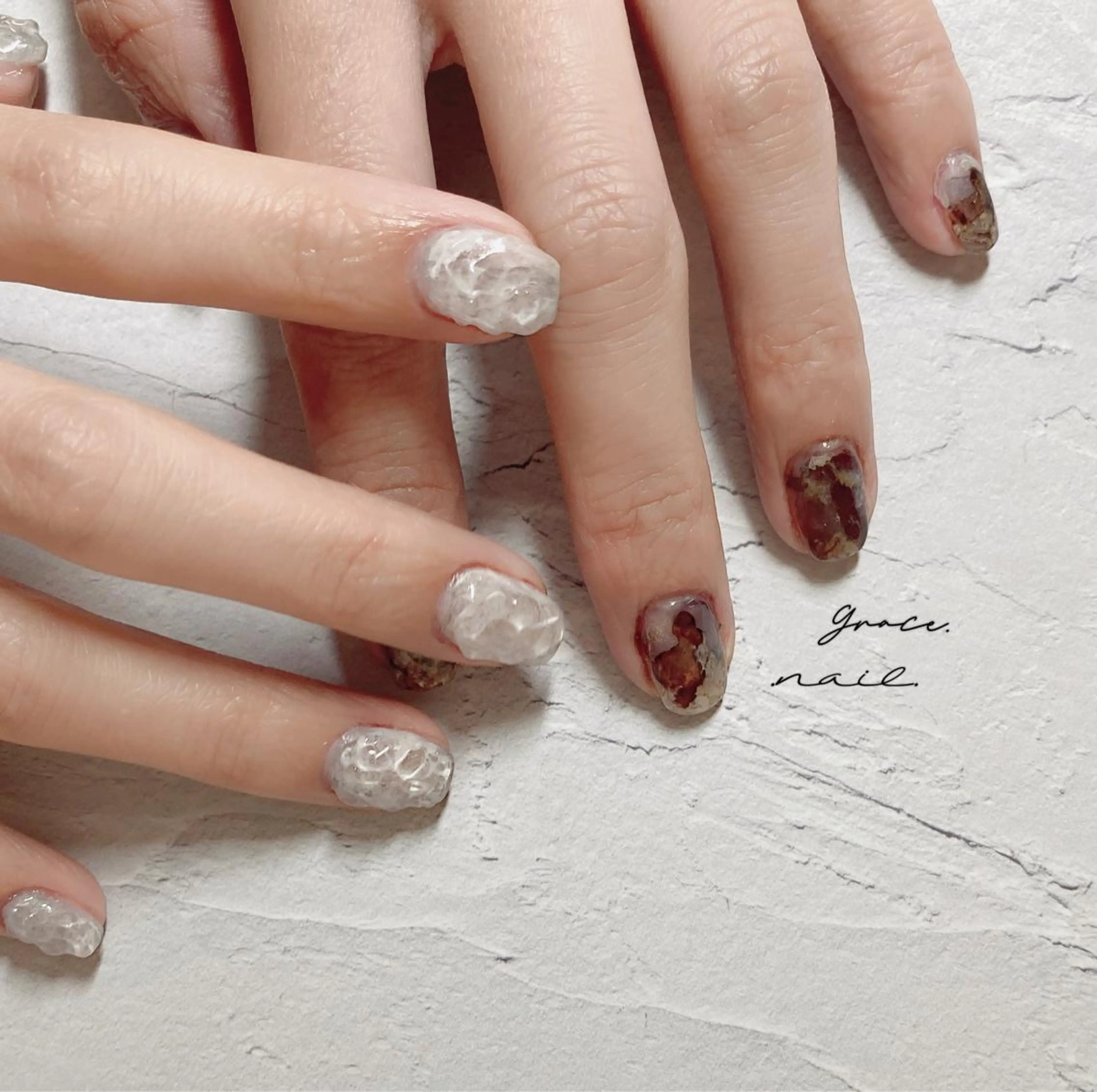 ネイル ハンドネイル ☆*｡Grace Nail｡*☆のネイルデザイン