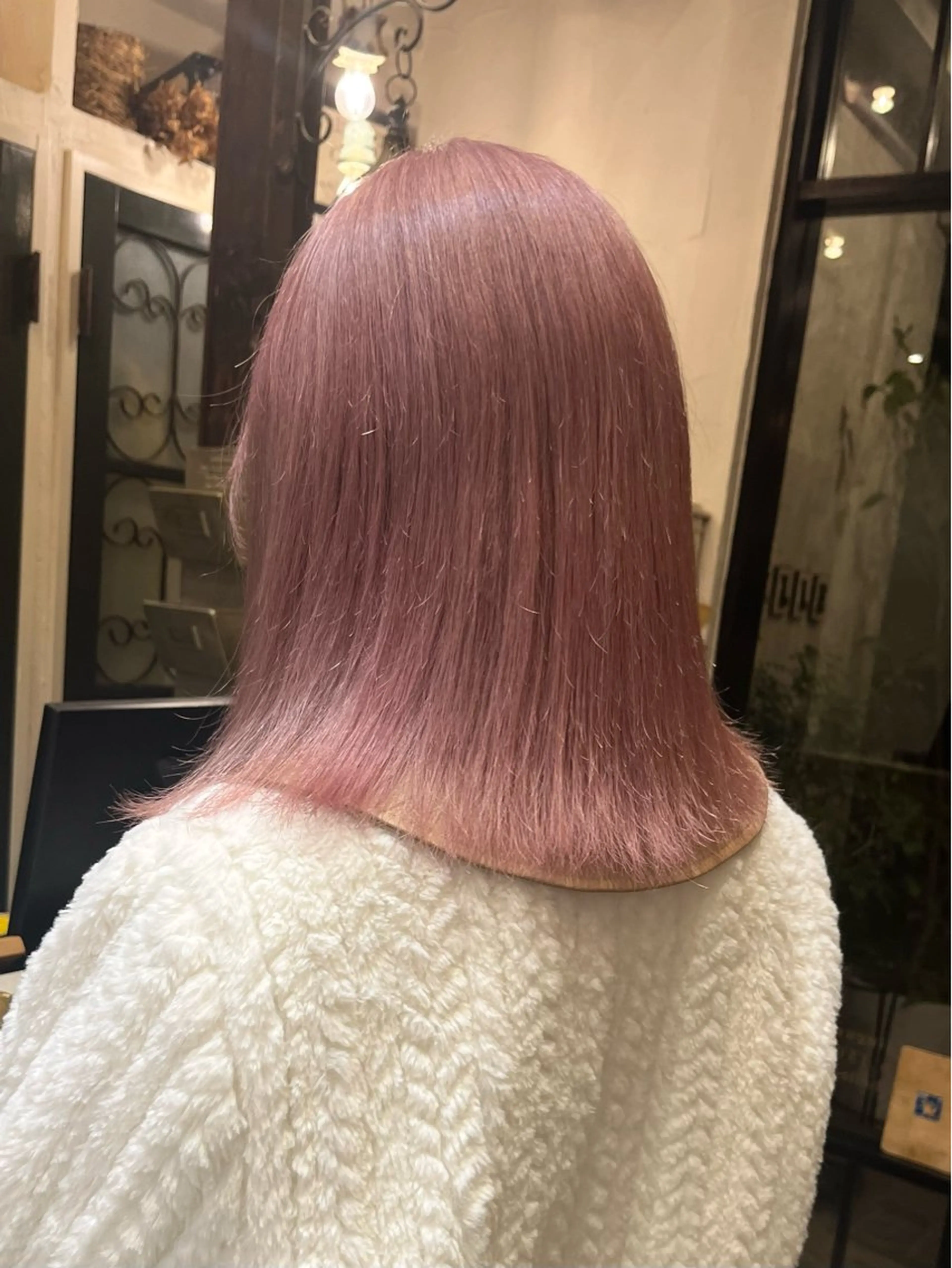 ミディアム カラー ベージュカラー ピンクカラー ピンクベージュ rise /メンズカットのヘアスタイル