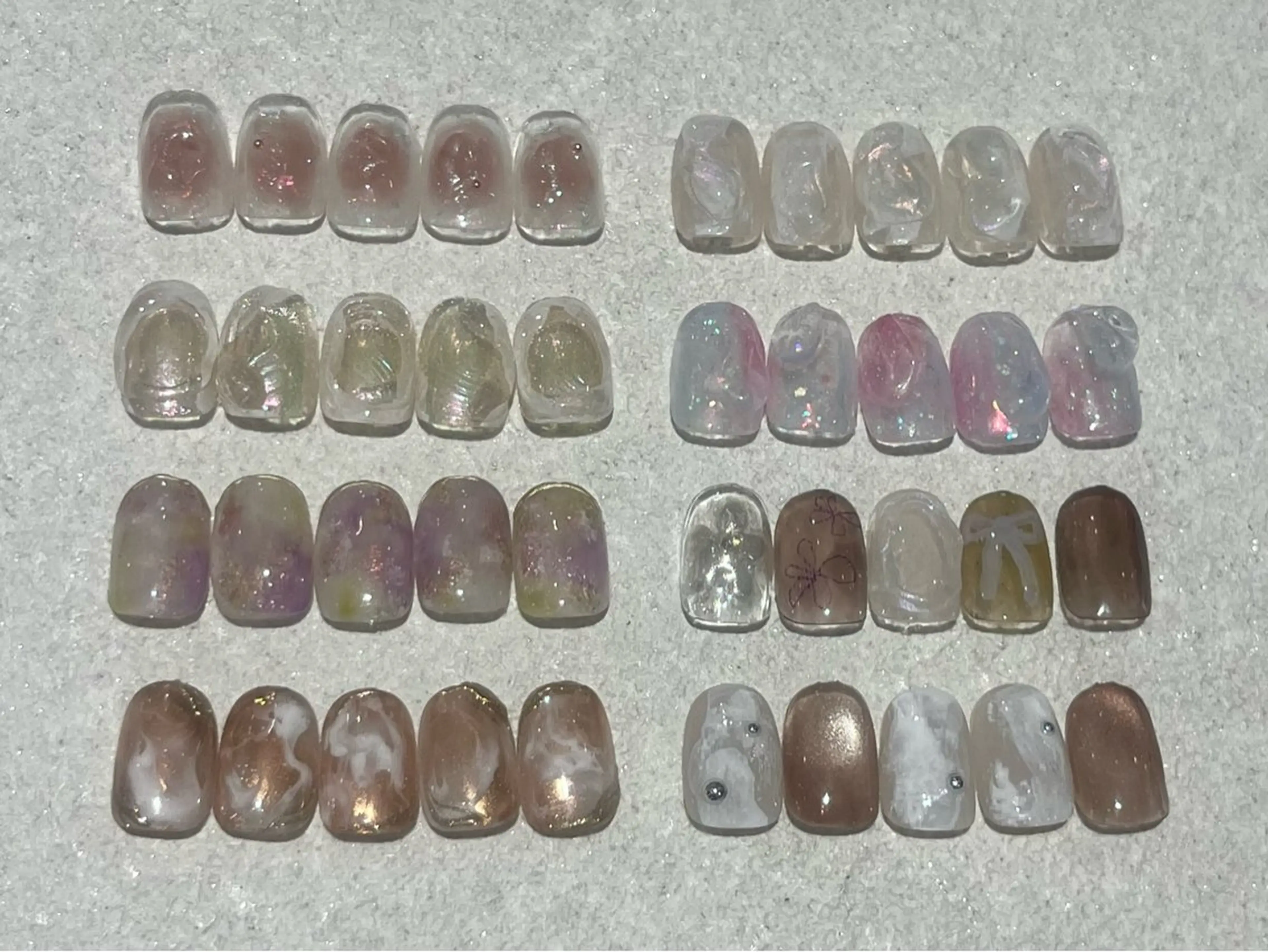 ネイル アートネイル ニュアンスネイル ハンドネイル kanatsu yorikoのネイルデザイン