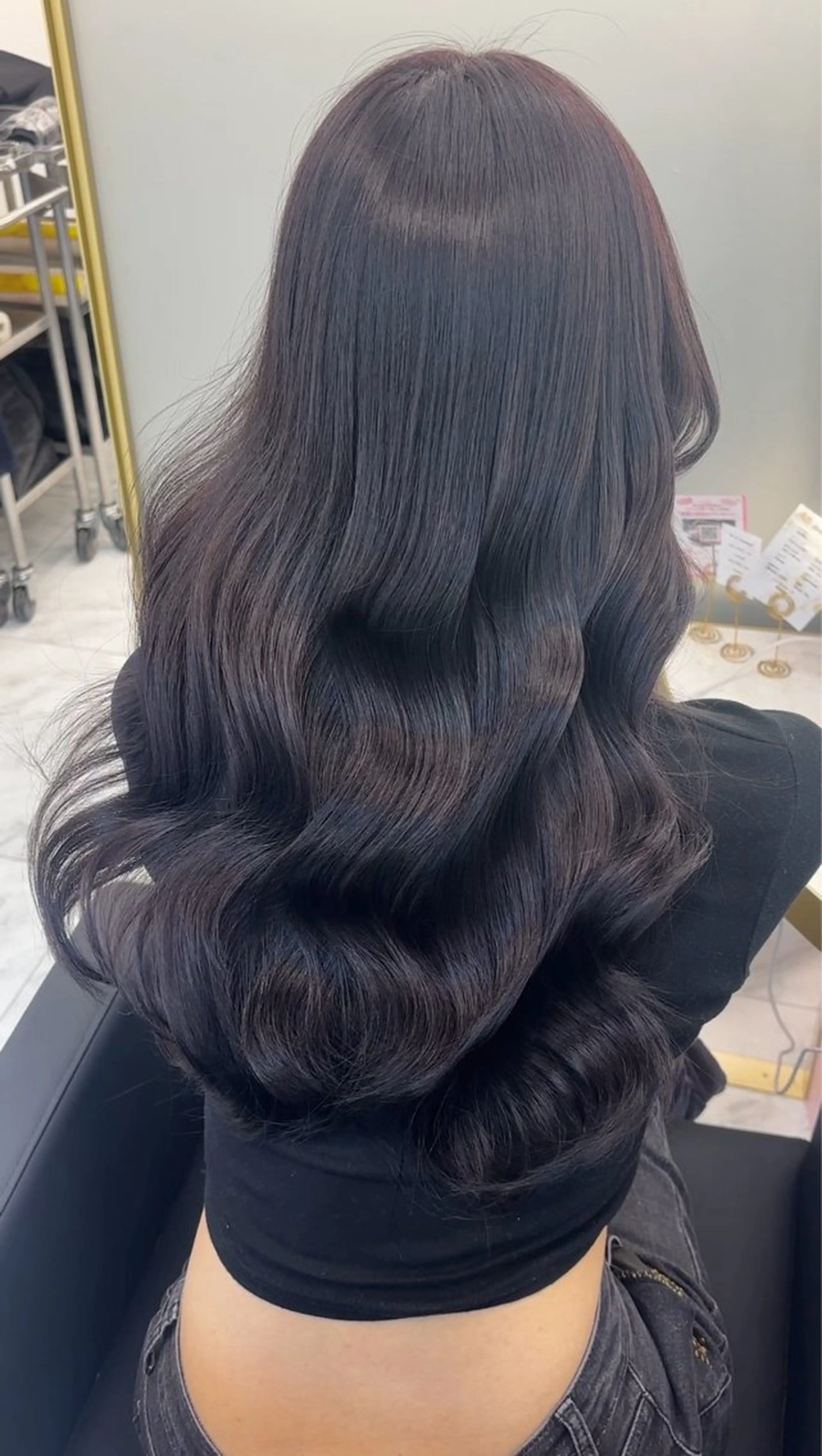 ロング ヘアカラー ラベンダーカラー ♡Wakana♡のヘアスタイル