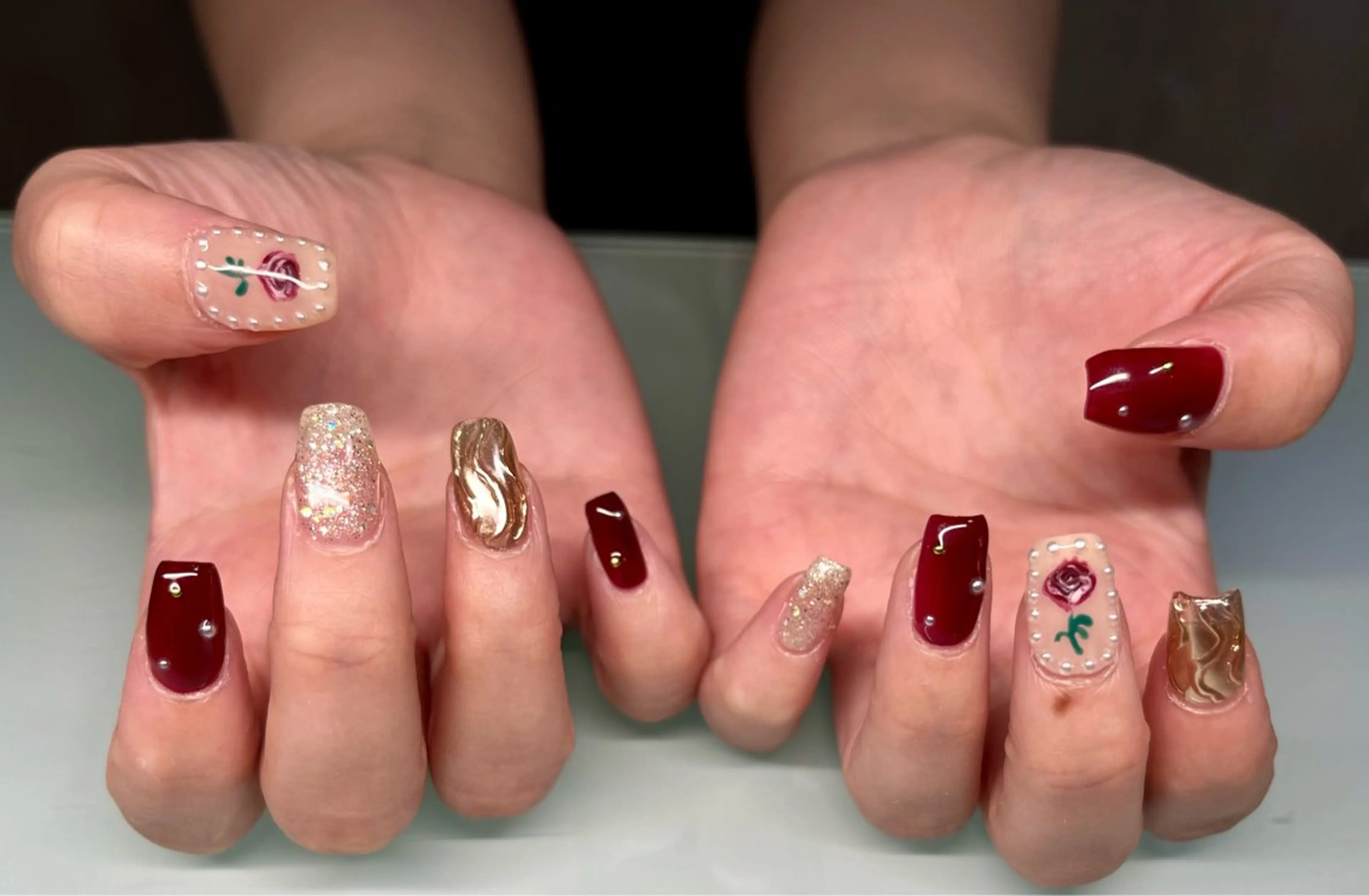 ネイル アートネイル ハンドネイル NailByua 武蔵新城徒歩4分のネイルデザイン