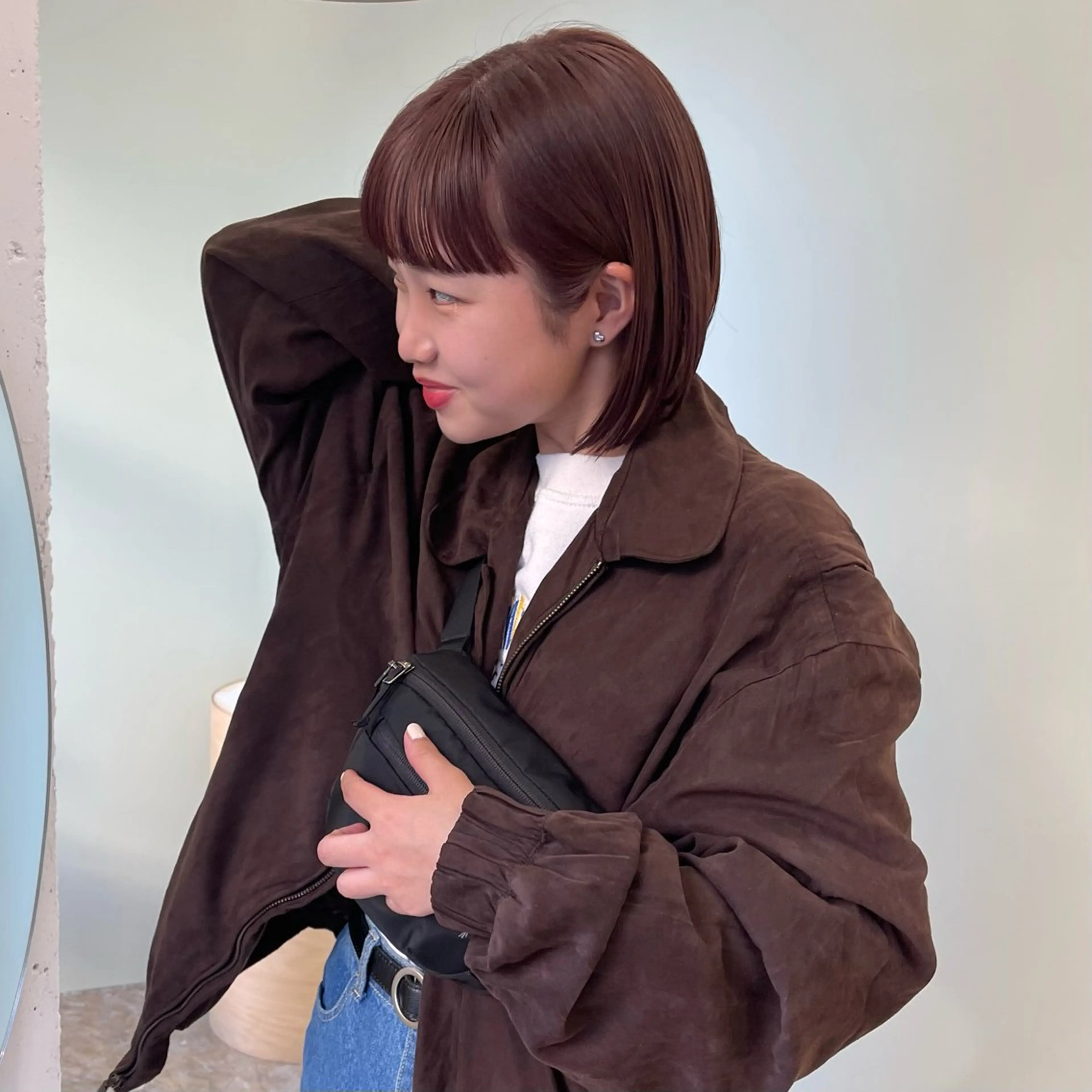 ショート カラー 上田 恋菜のヘアスタイル