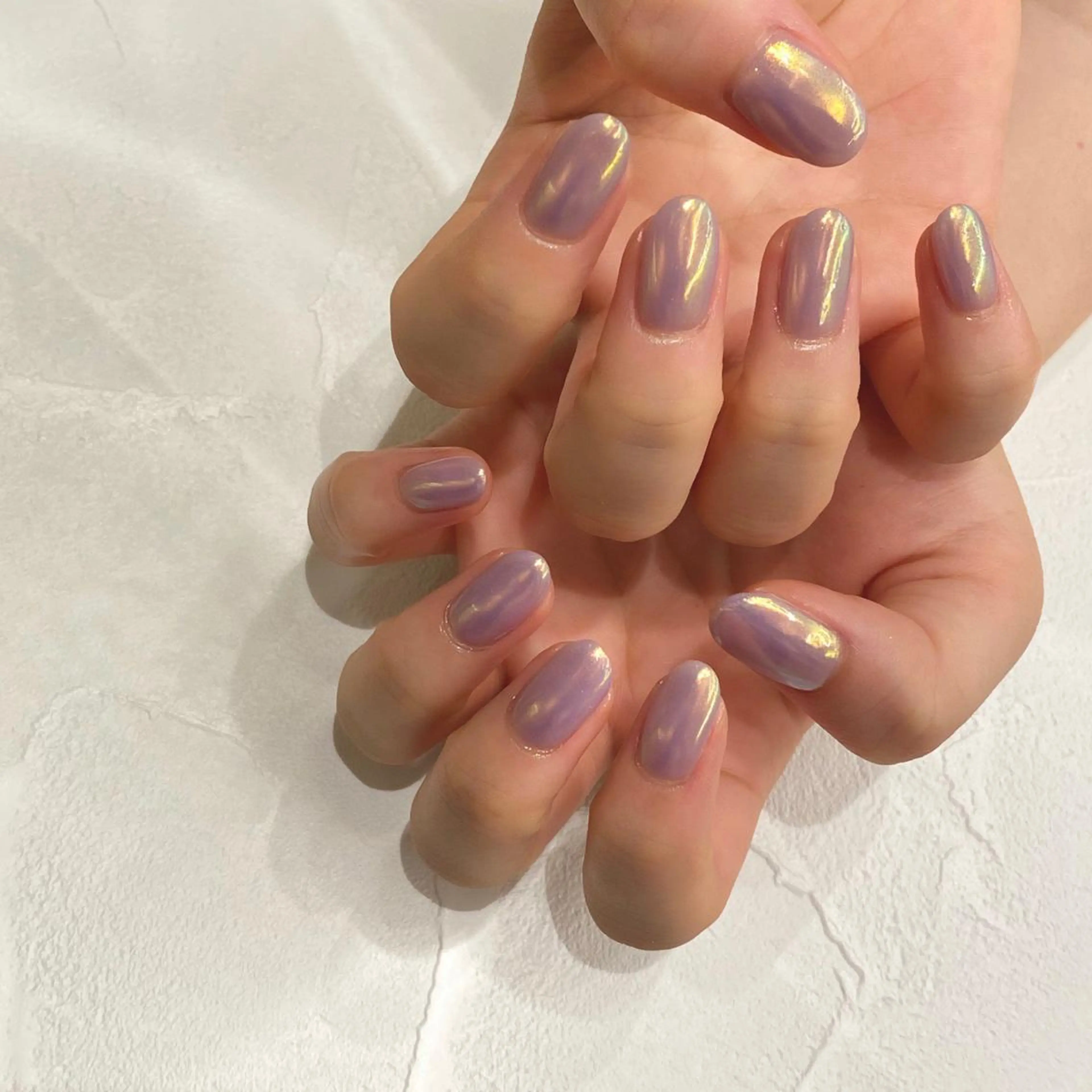 ネイル ミラーネイル ワンカラーネイル Yuriko Omi パラジェル/渋谷のネイルデザイン