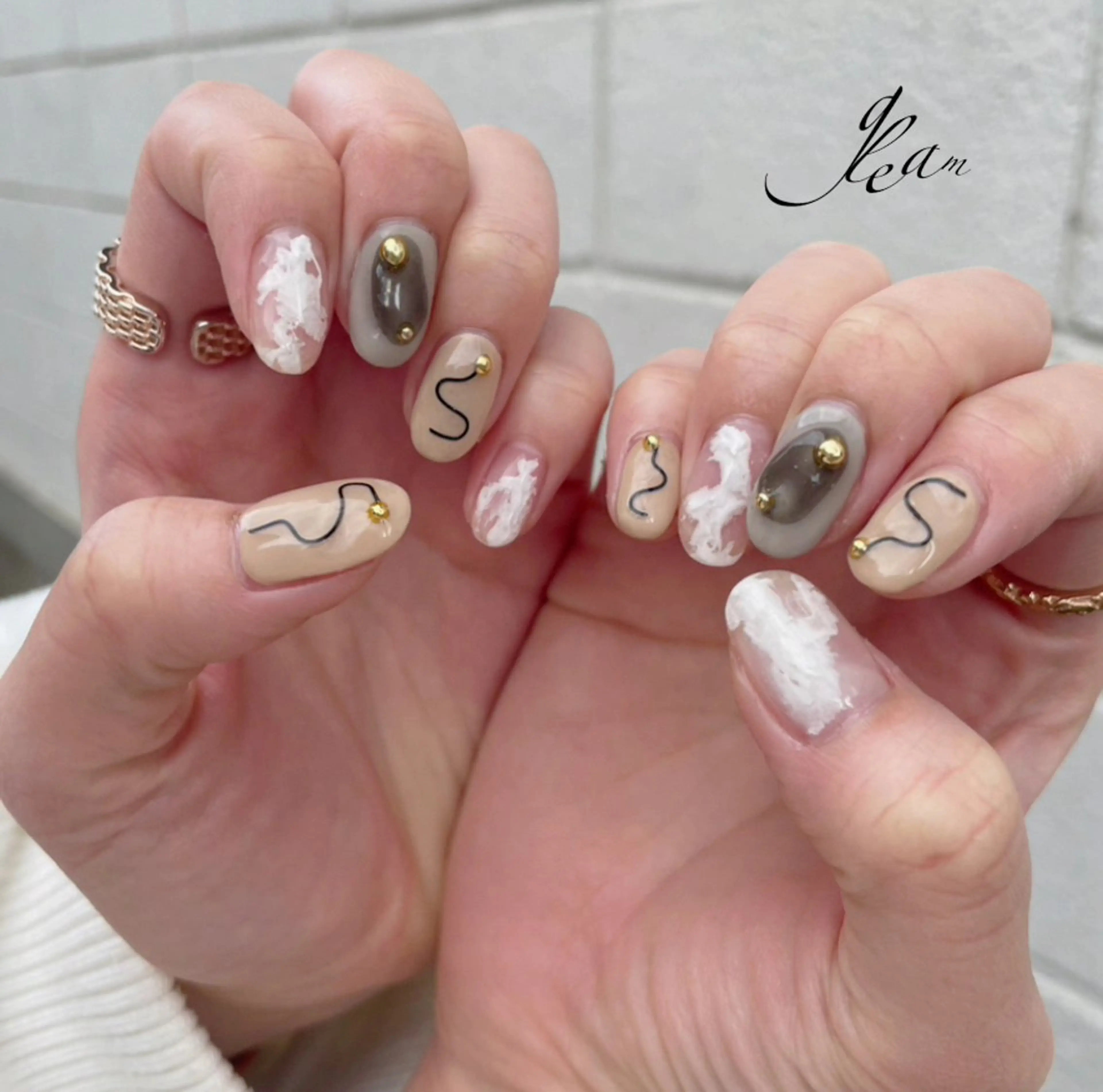 ネイル ハンドネイル gleam所属・gleam✴︎ sayakaのネイルデザイン