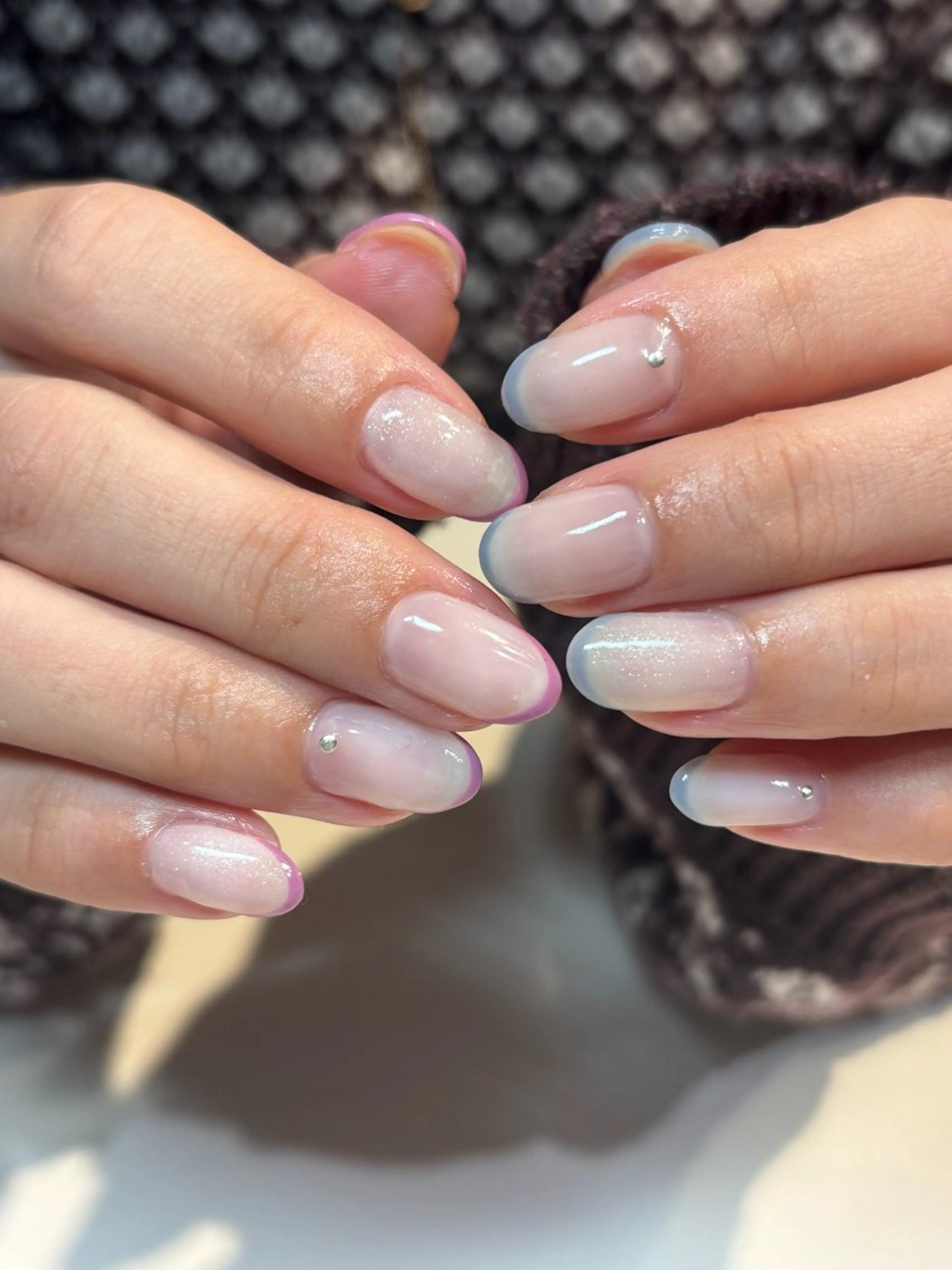 ネイル フットネイル フレンチネイル ジェルネイル グラデーション マグネットネイル ハンドネイル ヘアー.ネイル二刀流 misa🫧のヘアスタイル