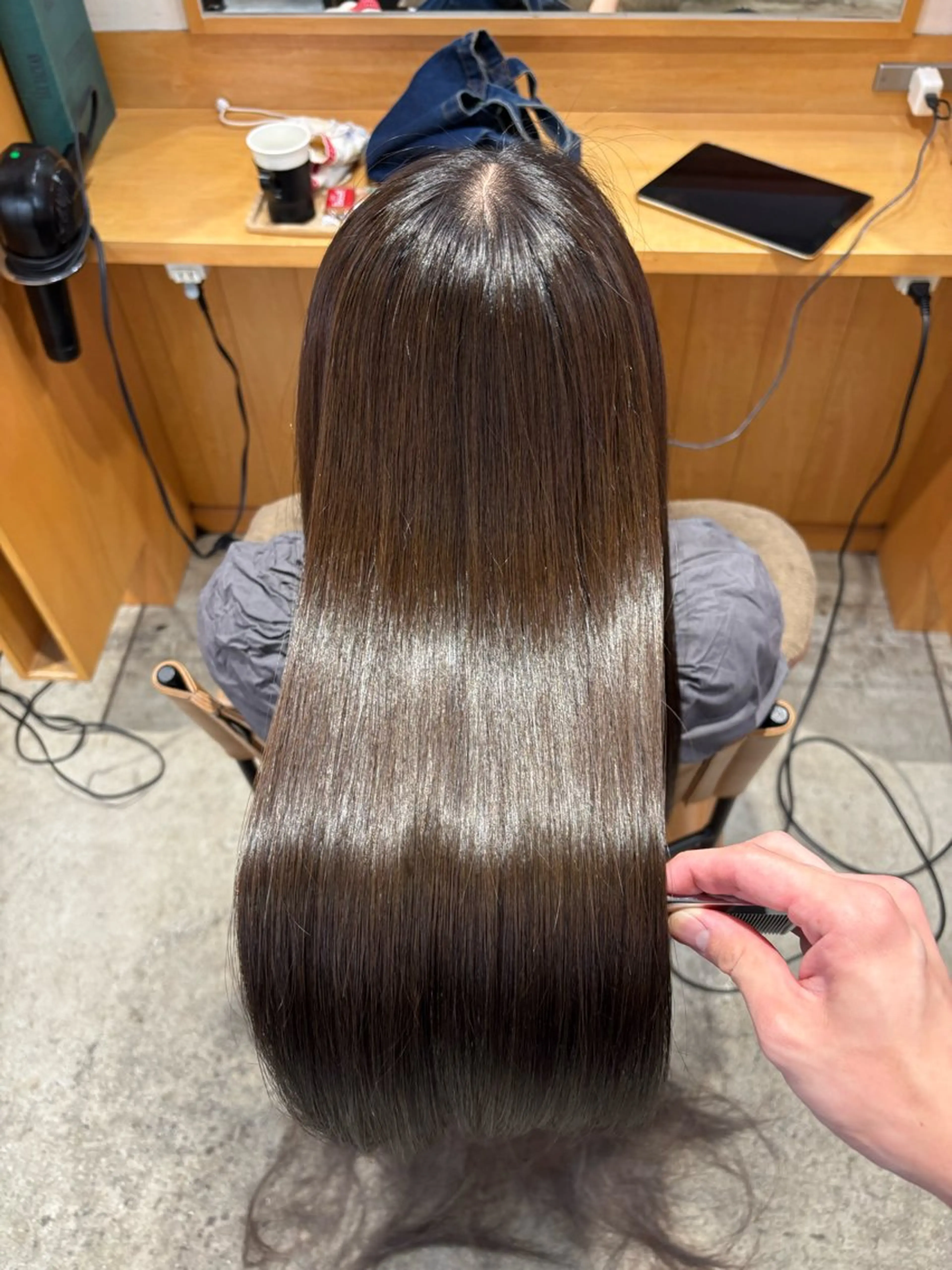 ロング カット ヘアカラー トリートメント [Amphi Tokyo]宮原のヘアスタイル